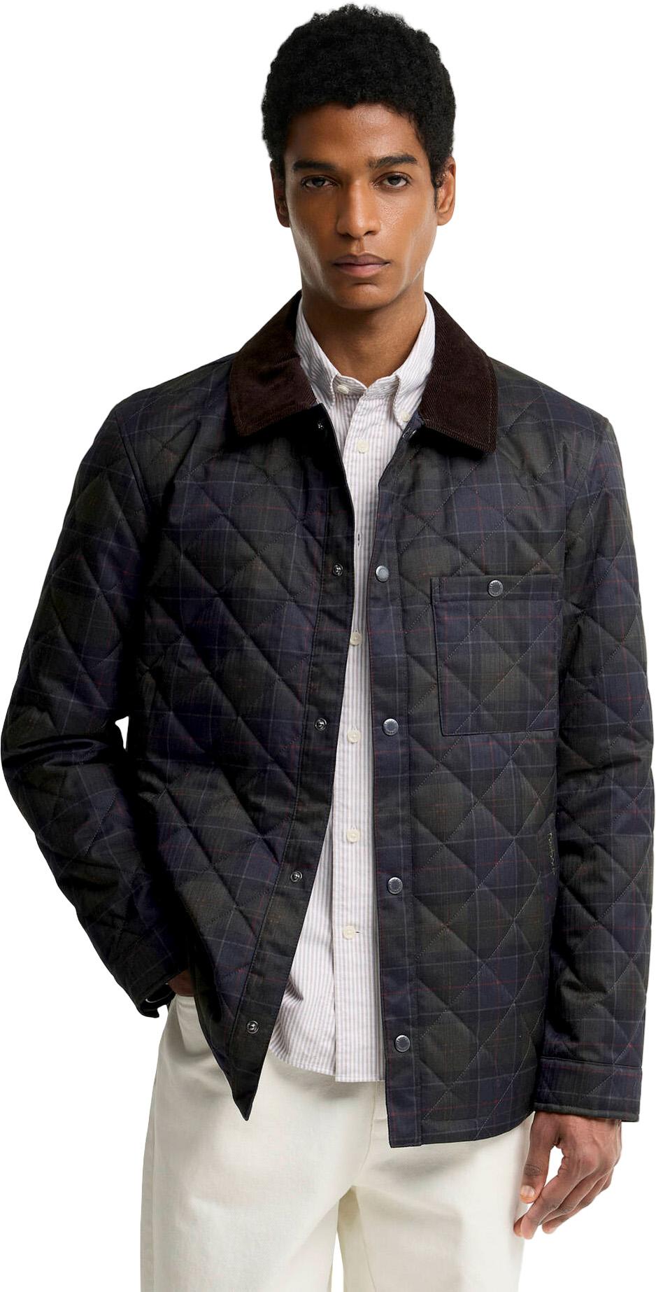 Numéro de l'image de la galerie de produits 5 pour le produit Manteau matelassé à motif de tartan - Homme