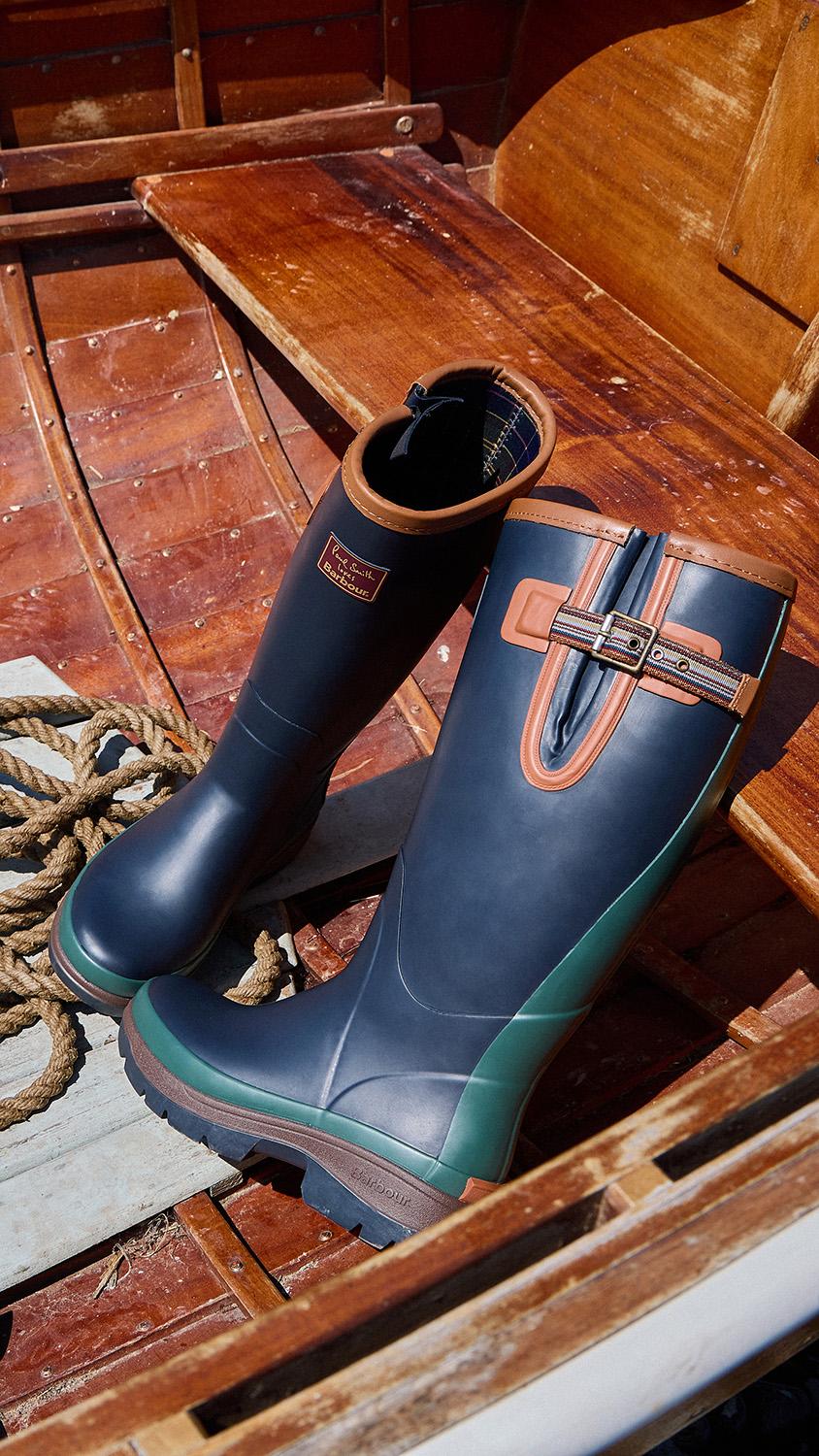 Numéro de l'image de la galerie de produits 9 pour le produit Bottes de pluie hautes Barbour x Paul Smith - Homme