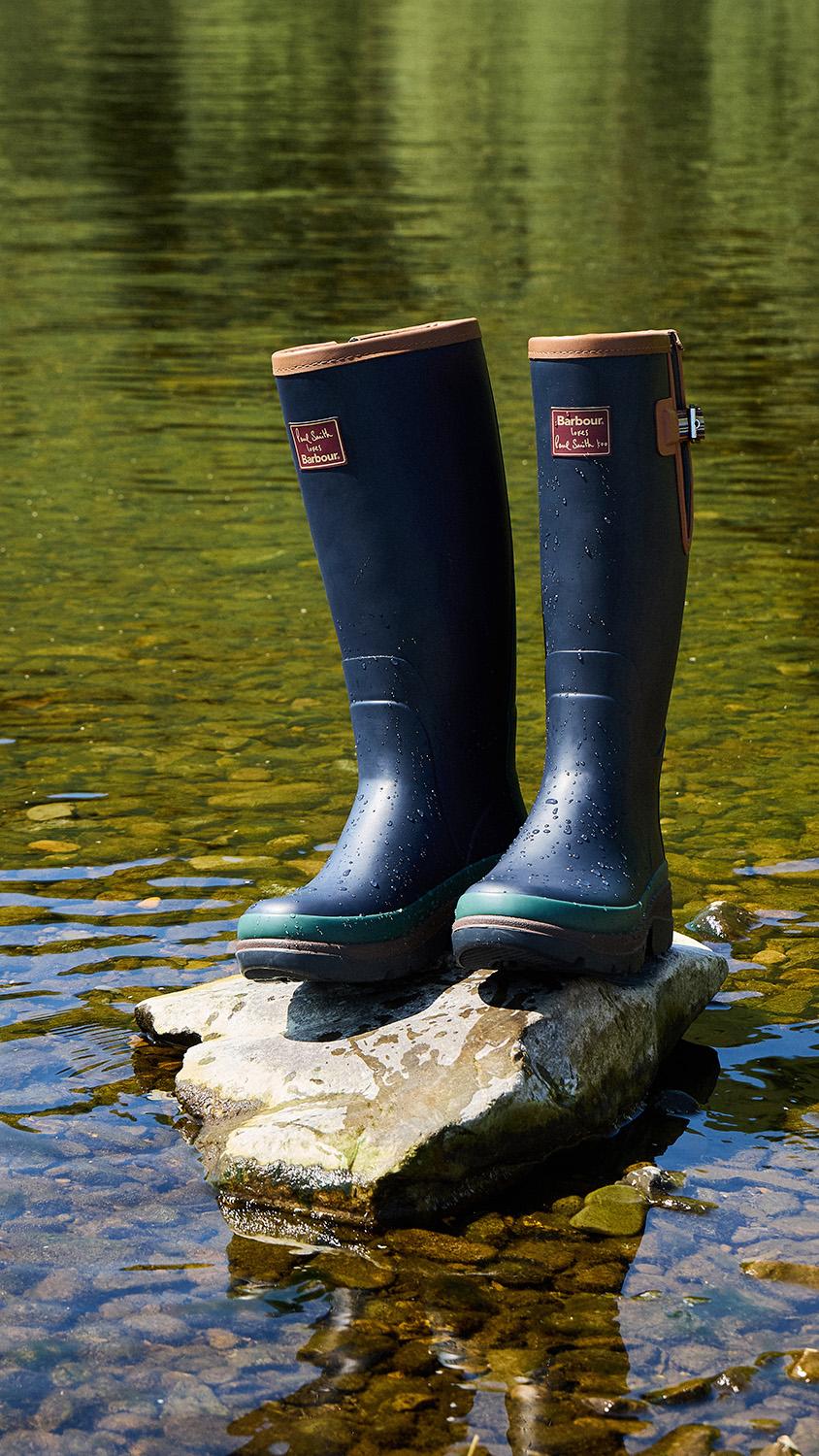 Numéro de l'image de la galerie de produits 10 pour le produit Bottes de pluie hautes Barbour x Paul Smith - Homme