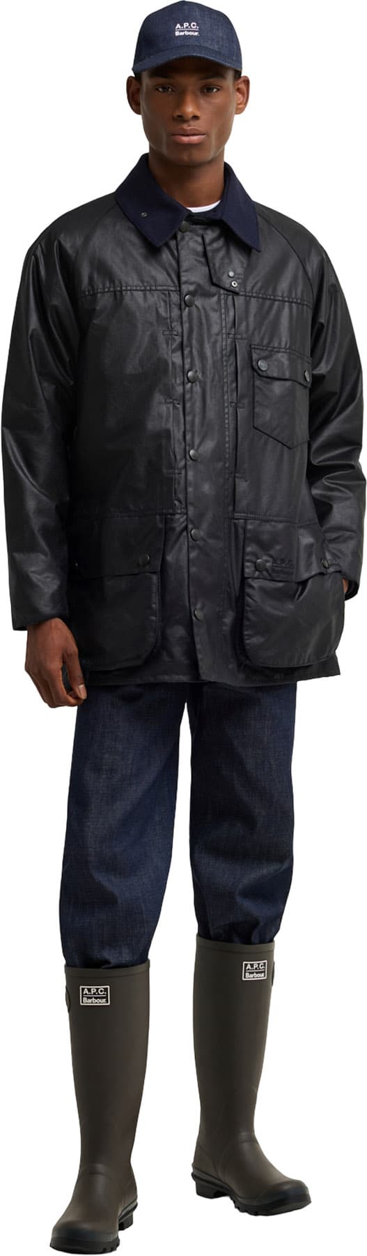 Numéro de l'image de la galerie de produits 6 pour le produit Bottes de pluie Wellingtons Barbour x A.P.C. - Homme