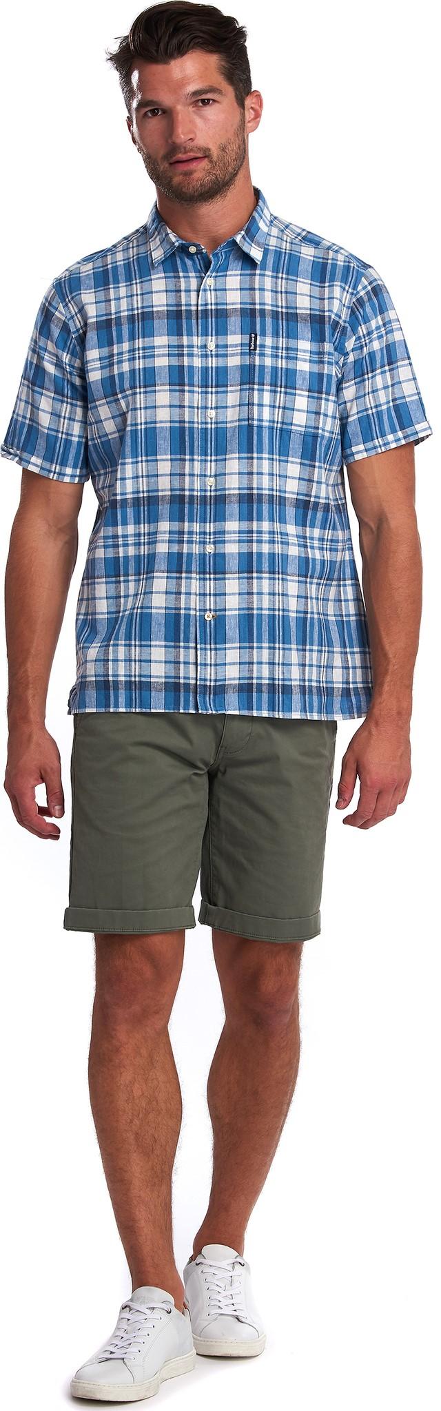 Product gallery image number 2 for product Linen Mix 2 Short Sleeve Shirt - Men's