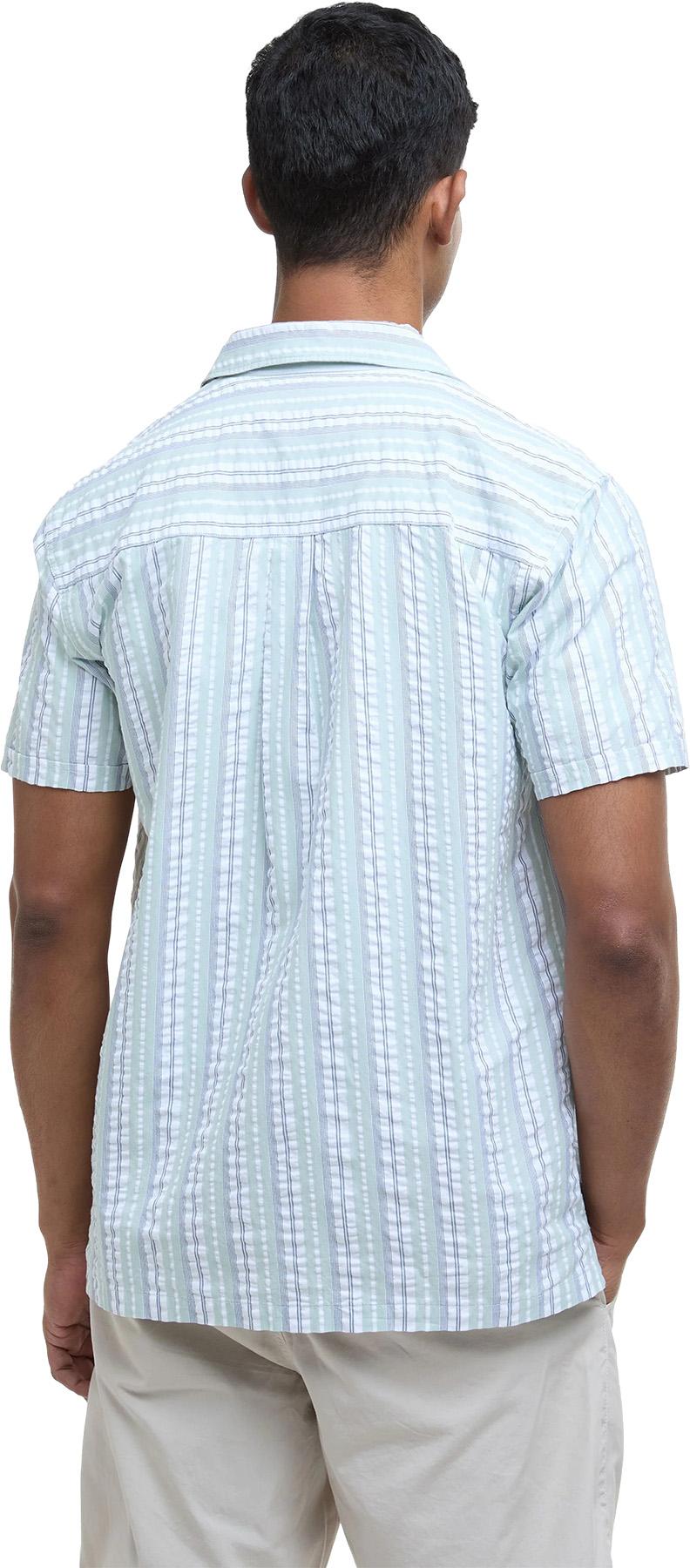 Numéro de l'image de la galerie de produits 3 pour le produit Chemise à rayures à manches courtes coupe régulière Beechcroft - Homme