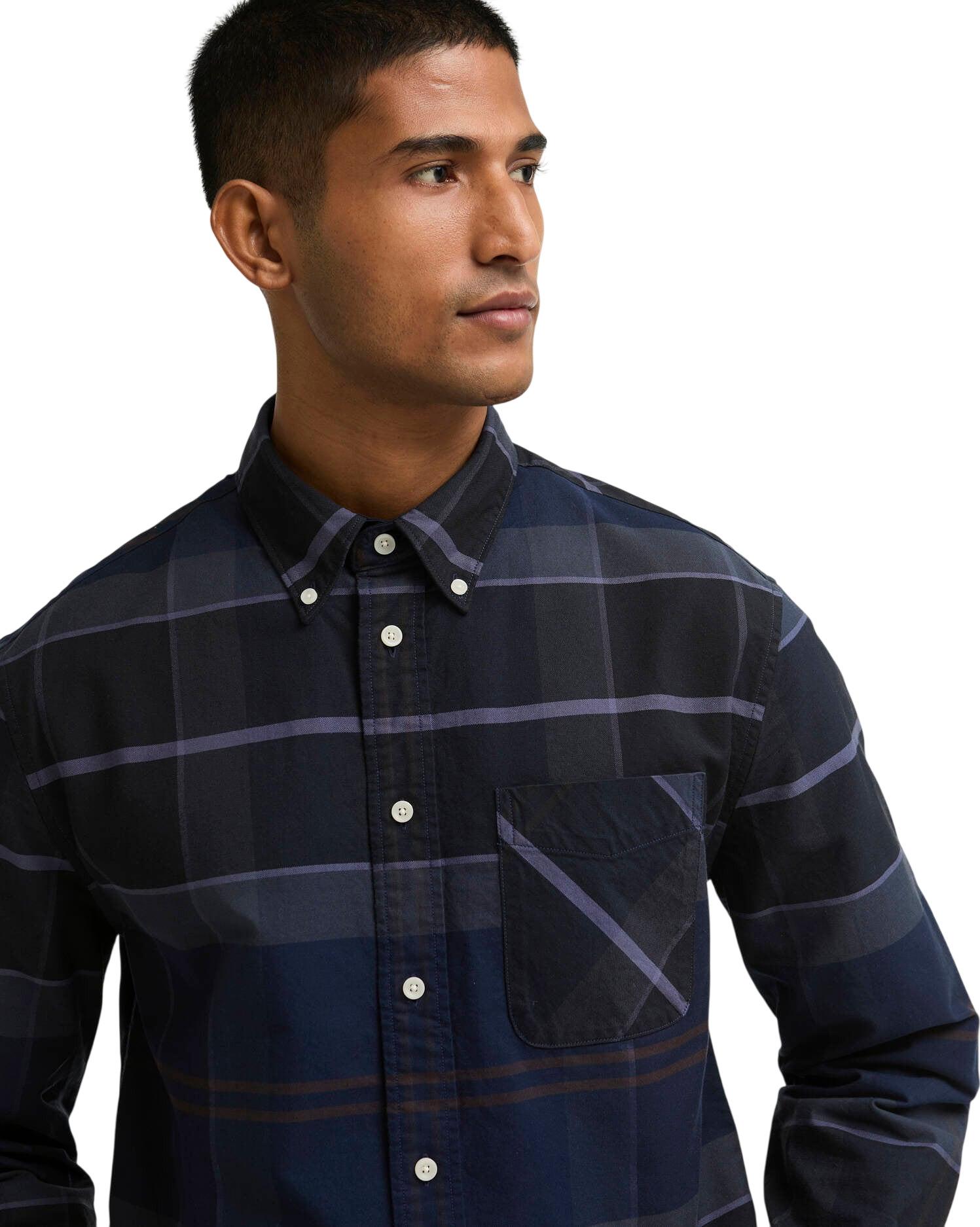 Product gallery image number 3 for product Mineral Tartan Dunoon Authentic Shirt - Men's