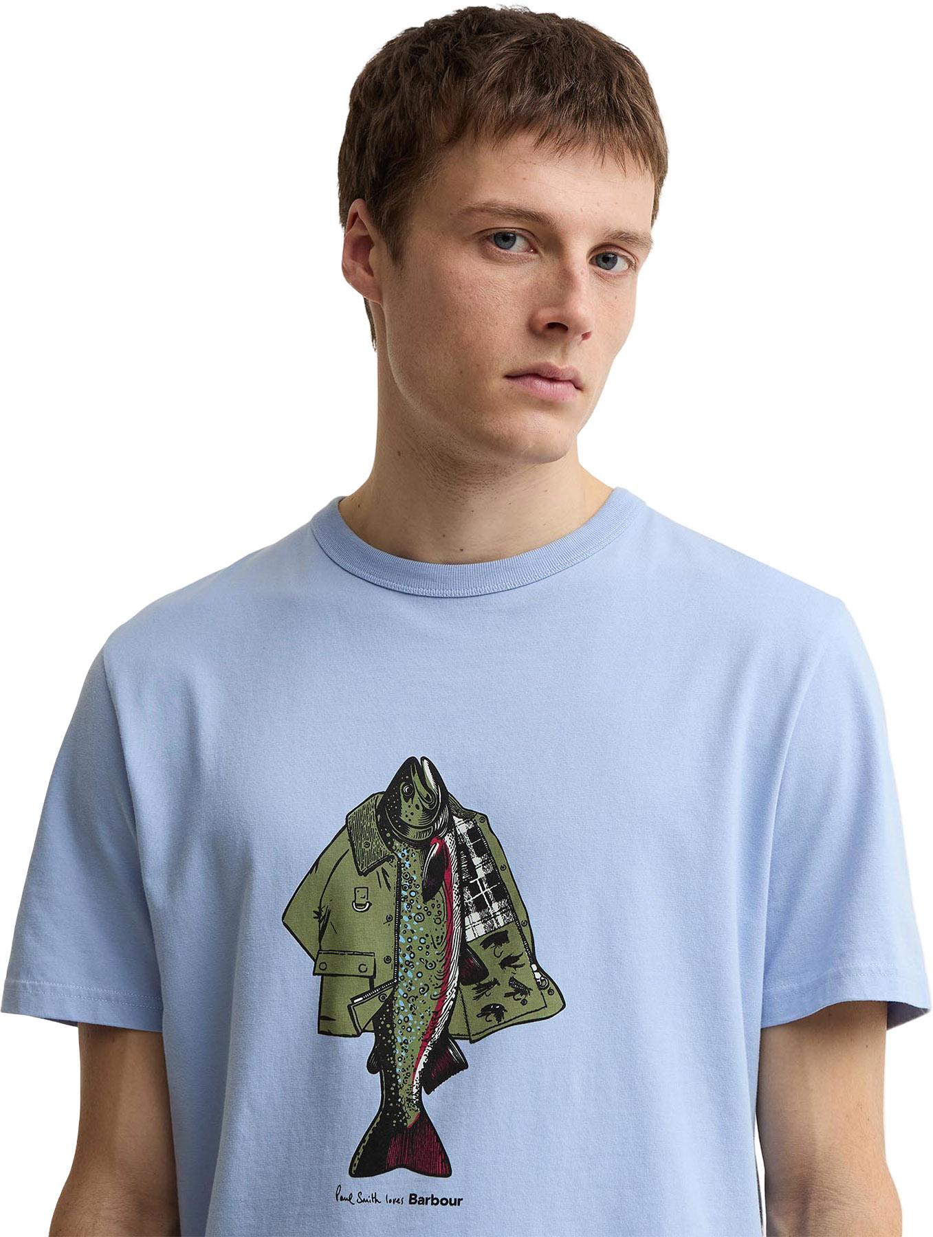 Product gallery image number 3 for product Barbour X Paul Smith Fishing Jacket T-Shirt - Men's