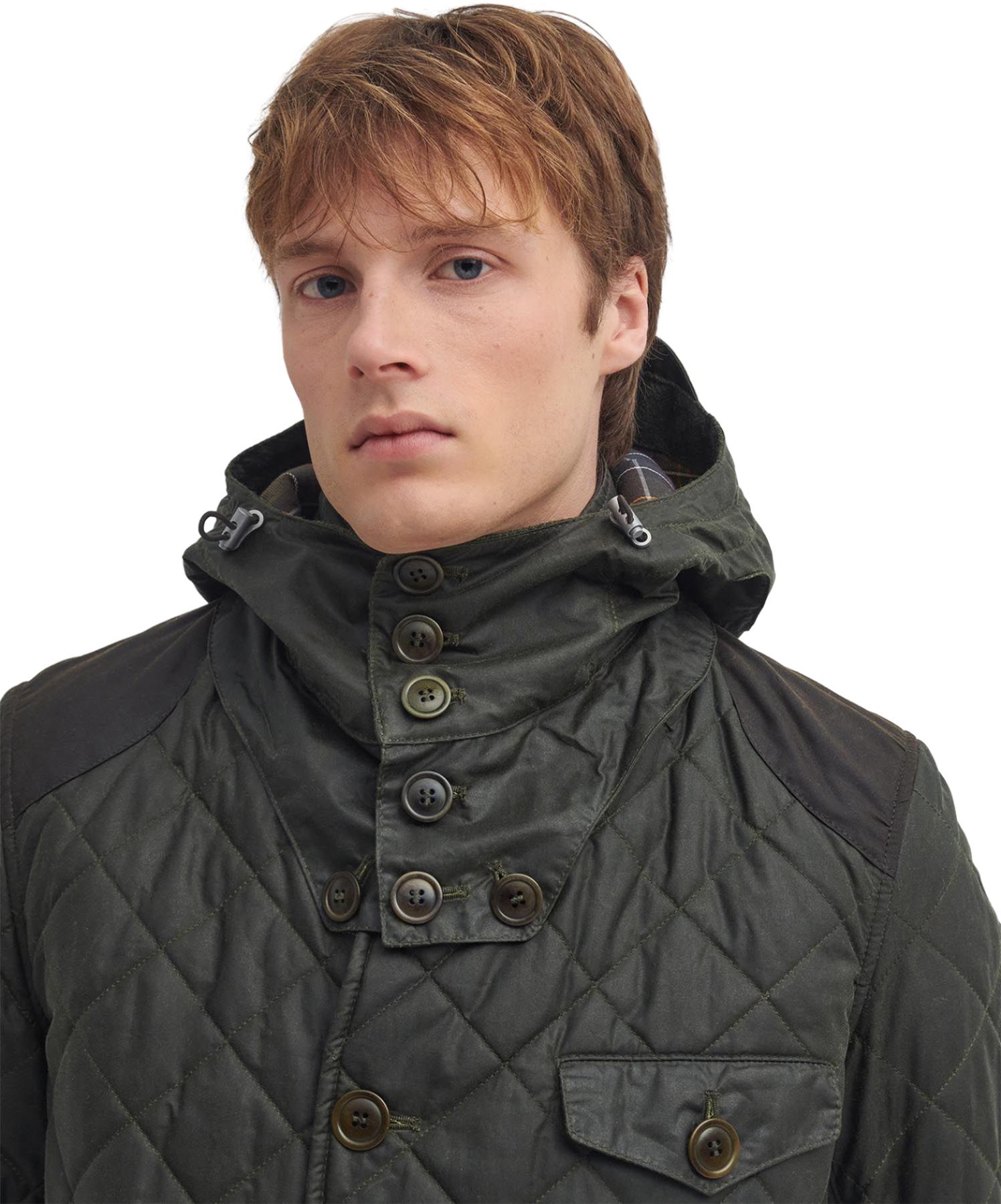 Product gallery image number 3 for product Barbour x TO KI TO Driving Quilted Waxed Jacket - Men's