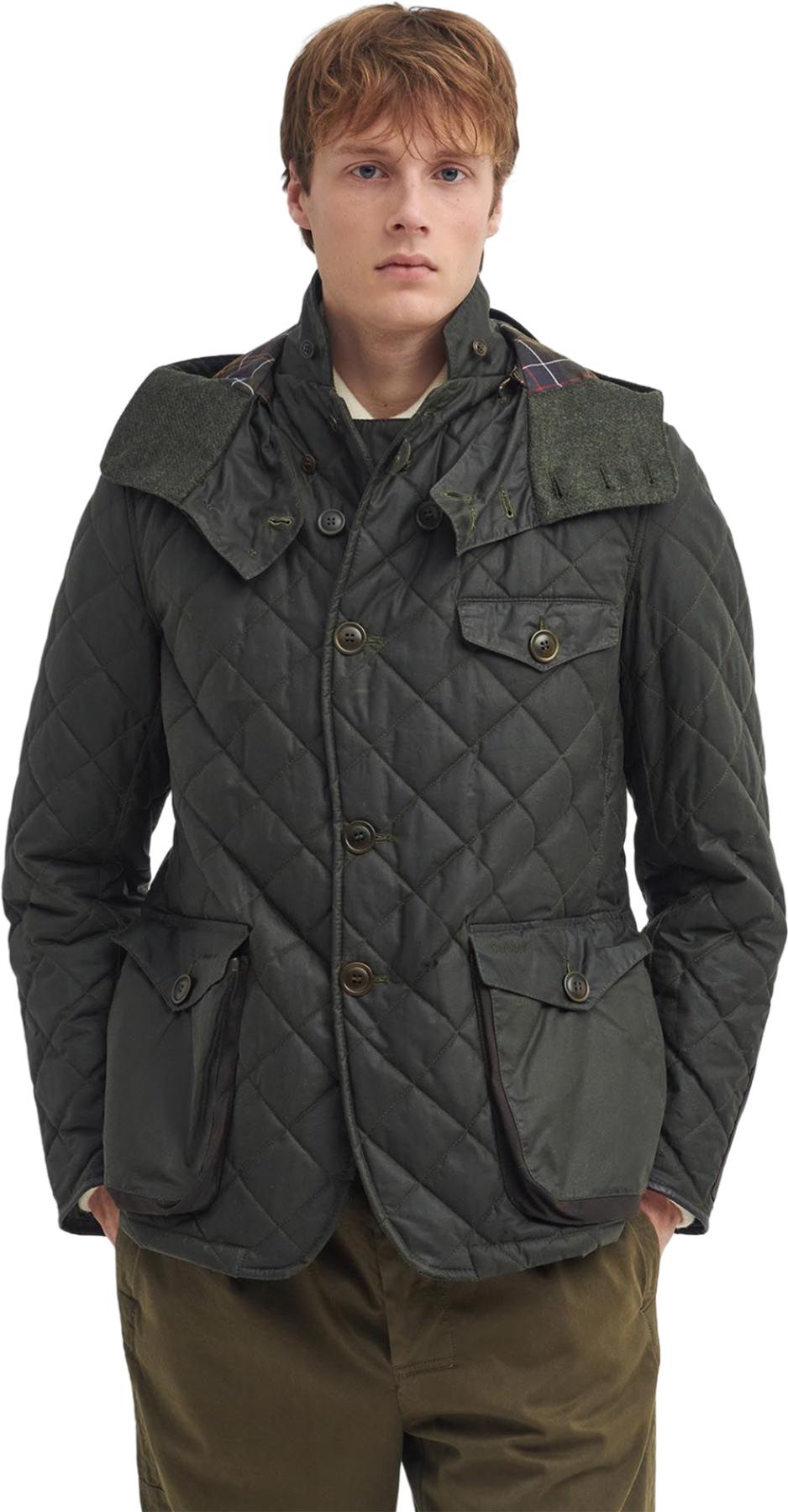 Product gallery image number 4 for product Barbour x TO KI TO Driving Quilted Waxed Jacket - Men's