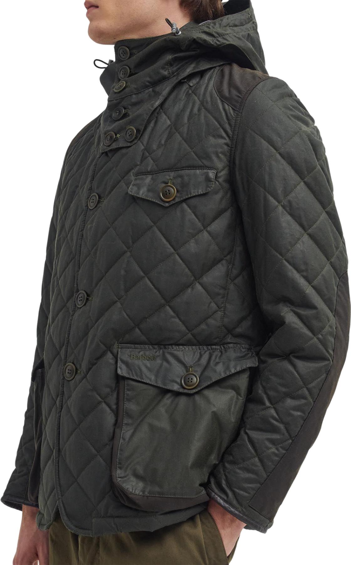 Product gallery image number 5 for product Barbour x TO KI TO Driving Quilted Waxed Jacket - Men's