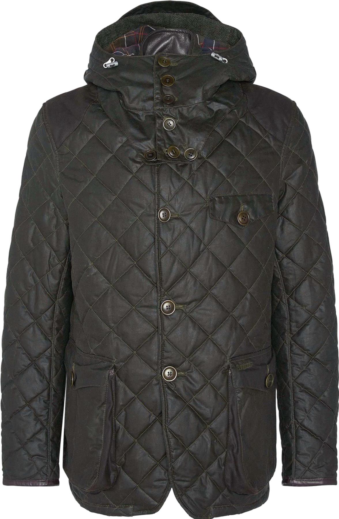 Product image for Barbour x TO KI TO Driving Quilted Waxed Jacket - Men's