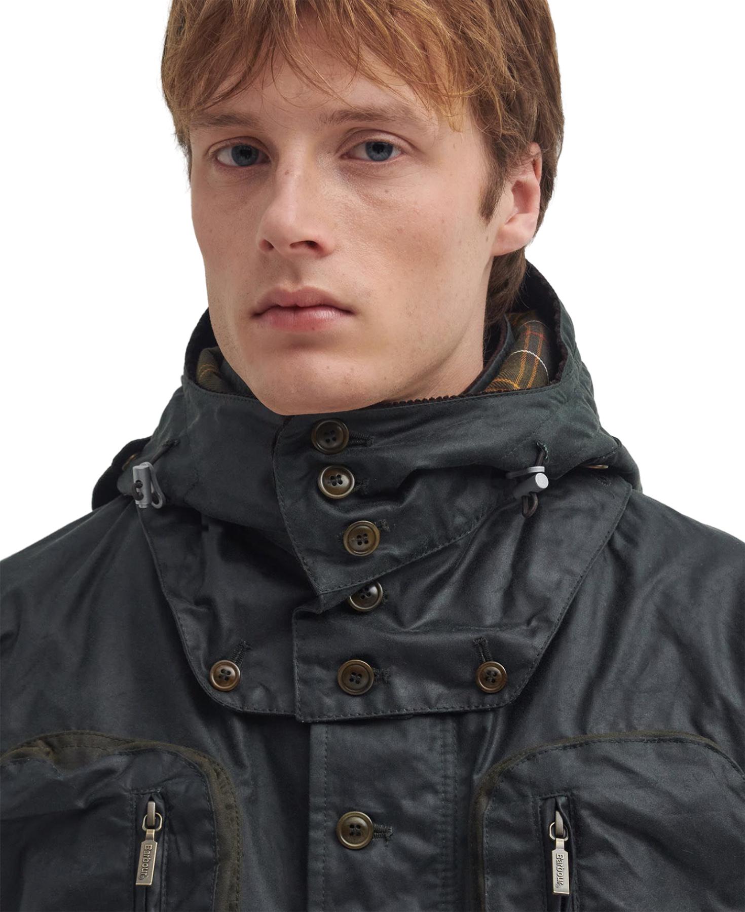 Product gallery image number 3 for product Barbour x TO KI TO Outland Waxed Jacket - Men's