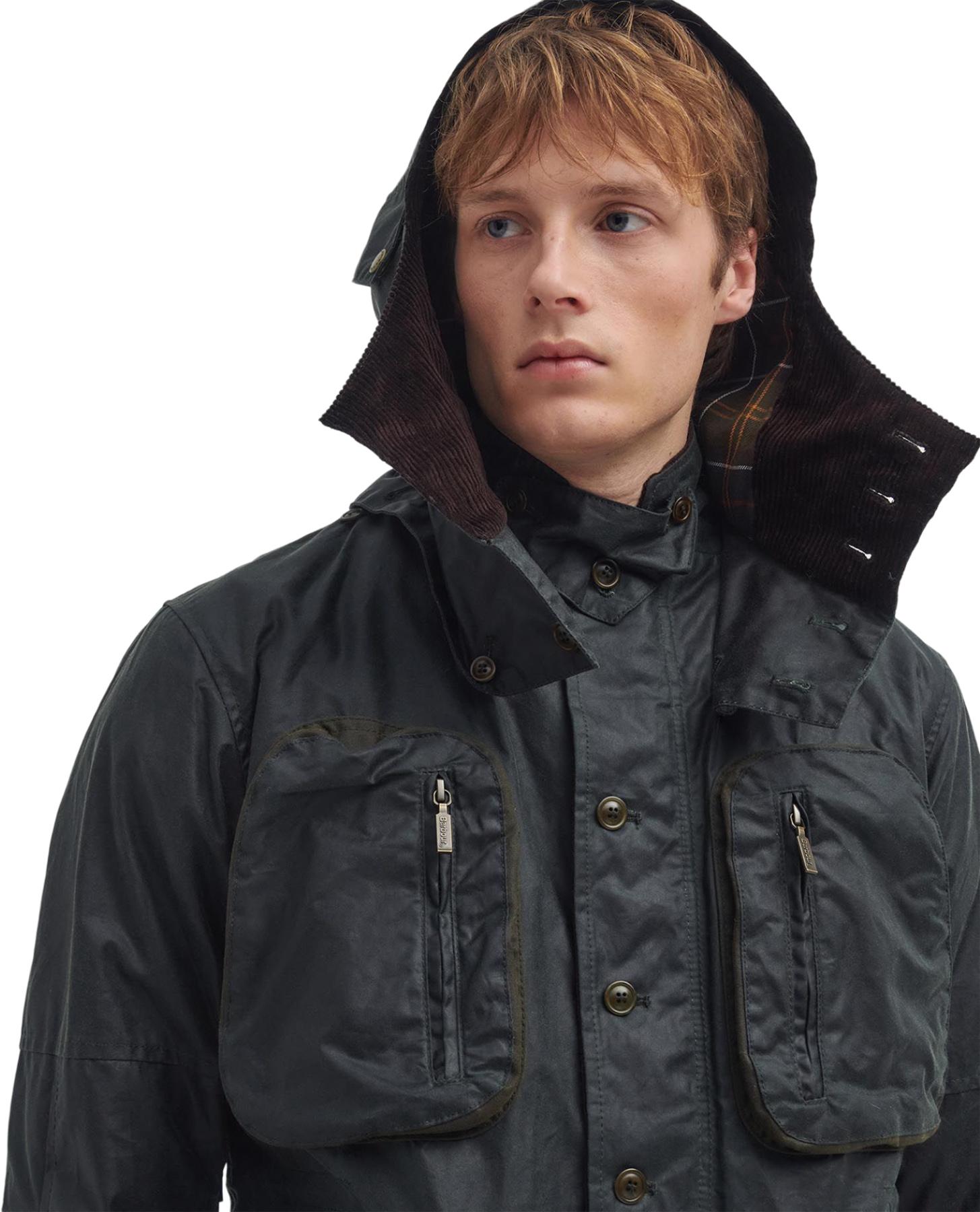 Product gallery image number 4 for product Barbour x TO KI TO Outland Waxed Jacket - Men's