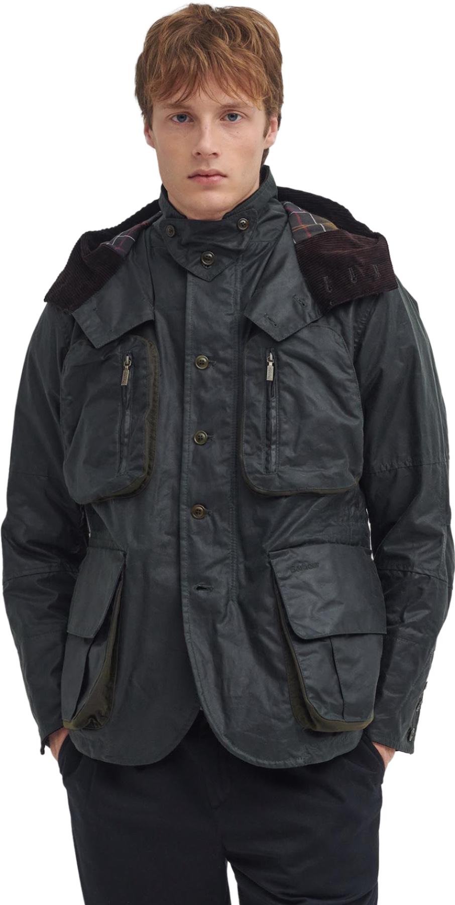 Product gallery image number 5 for product Barbour x TO KI TO Outland Waxed Jacket - Men's