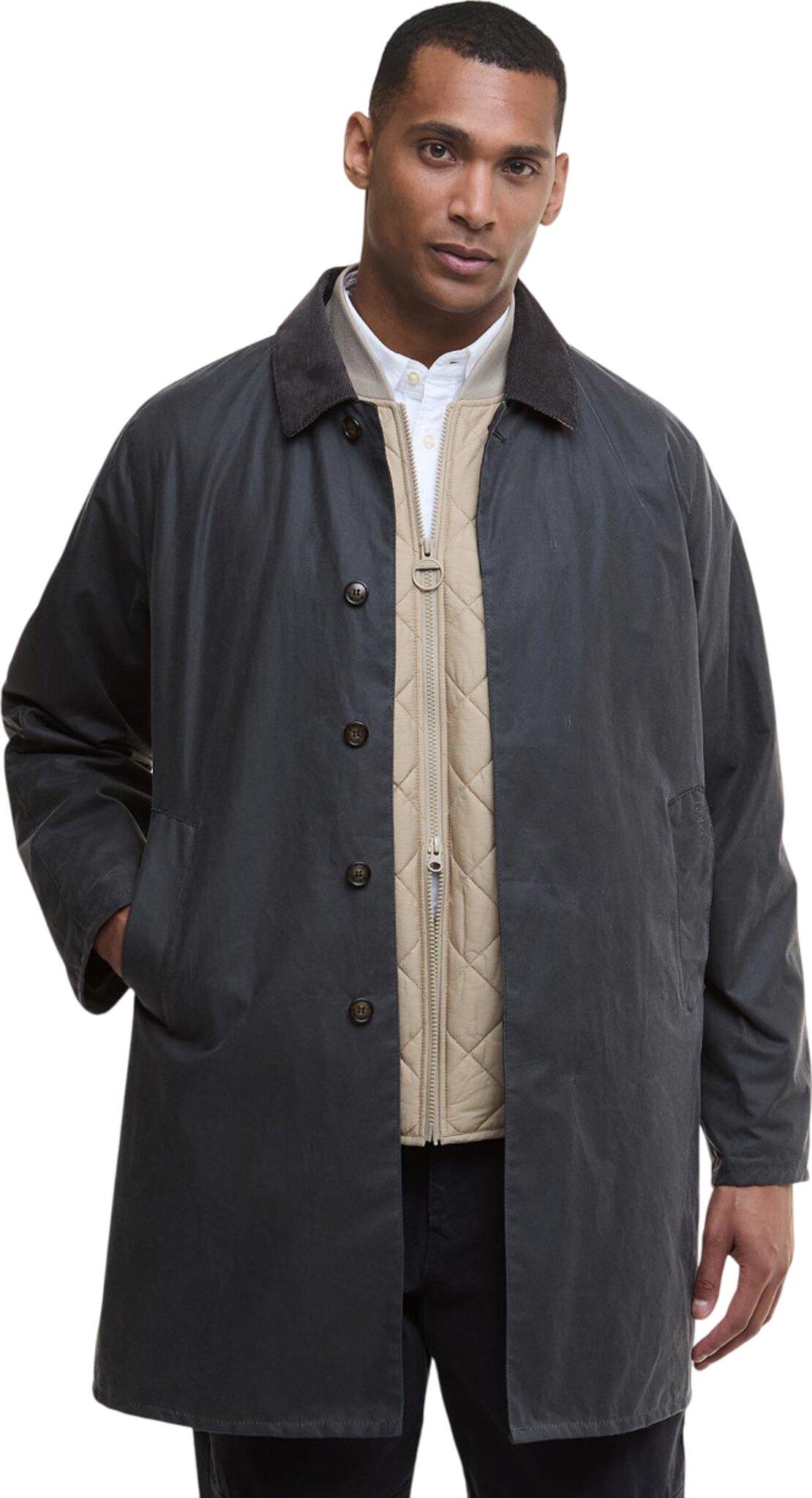 Product gallery image number 3 for product Lorden Waxed Mac Coat - Men's