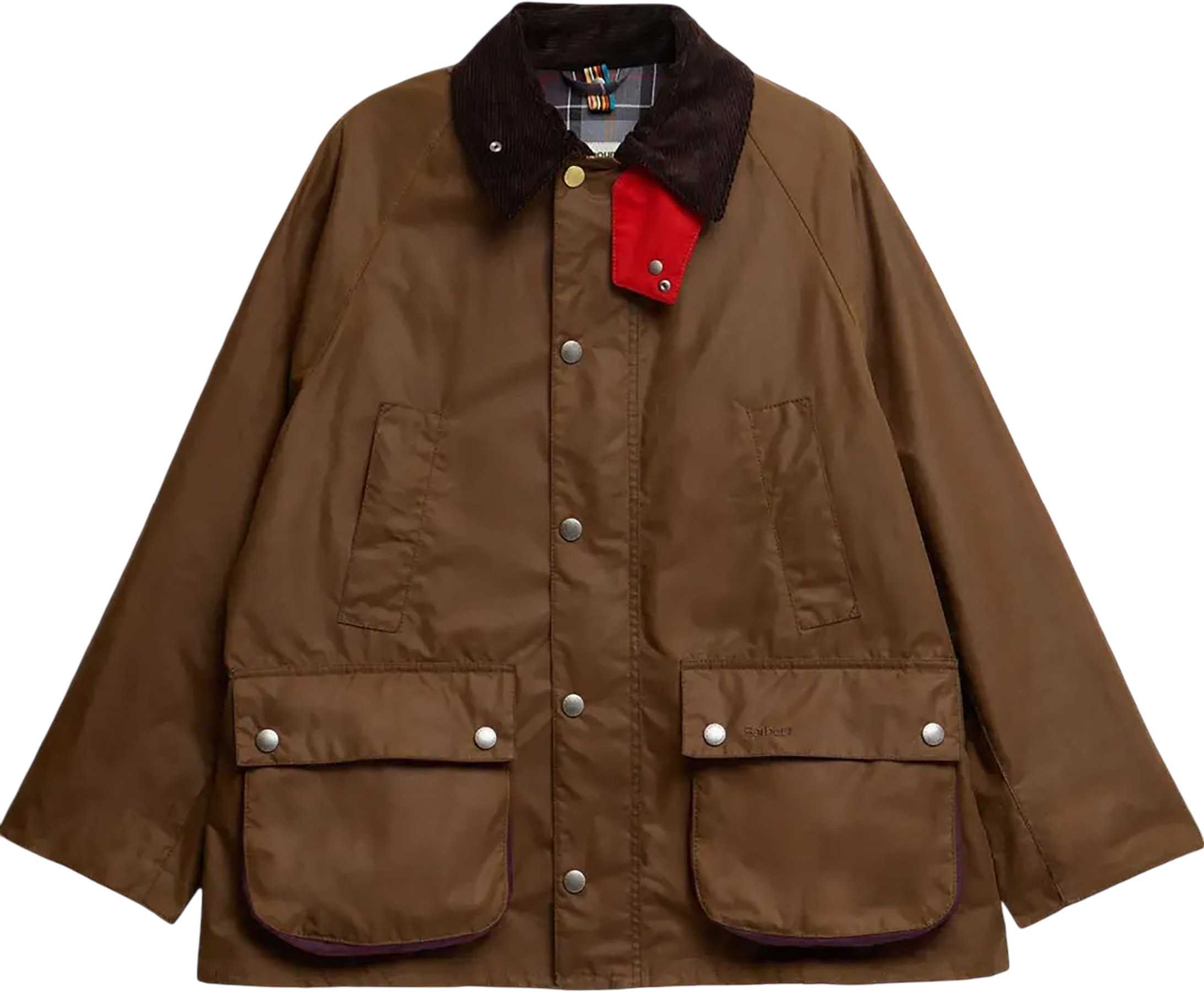 Product image for Barbour X Paul Smith Oversized Bedale Wax Jacket - Unisex
