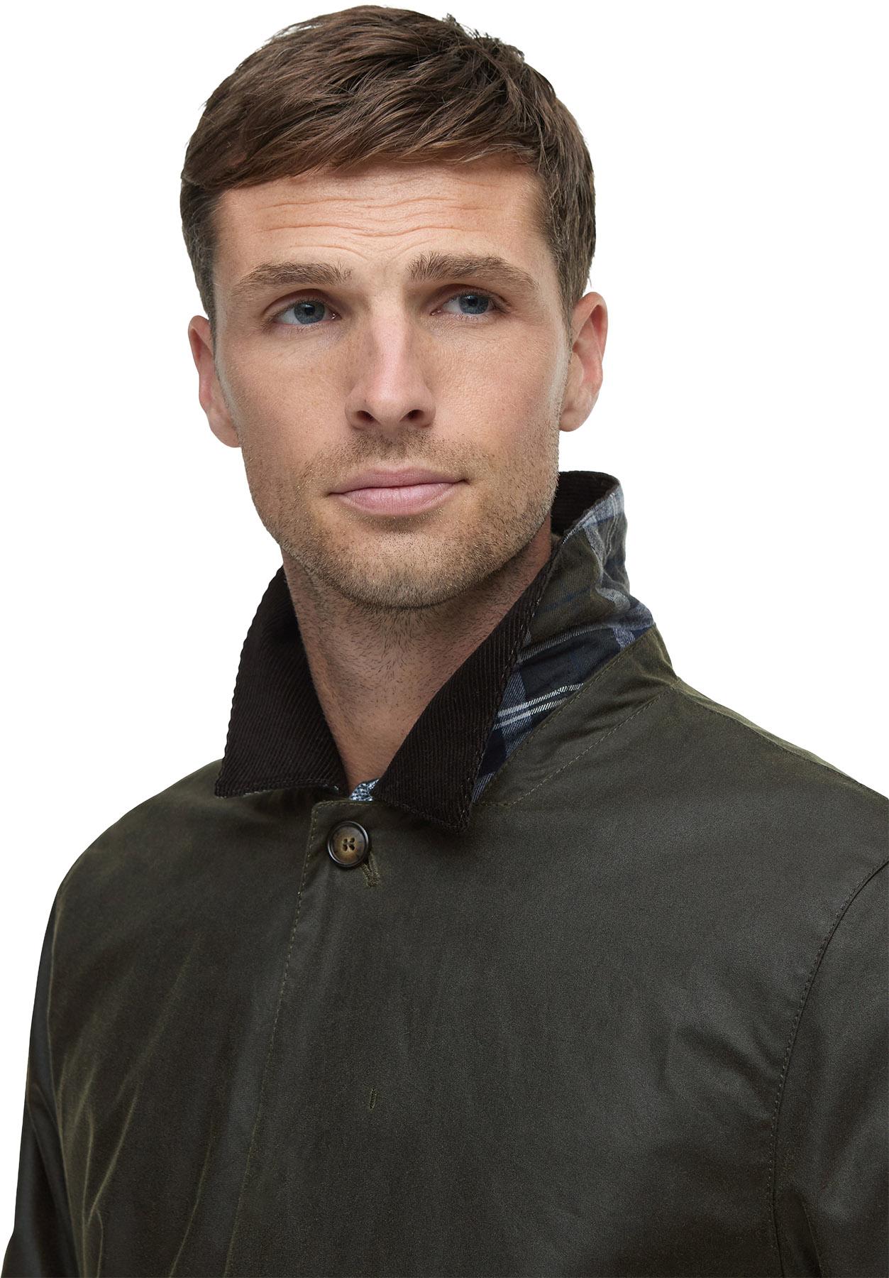 Product gallery image number 7 for product Lorden Short Waxed Mac Jacket - Men's