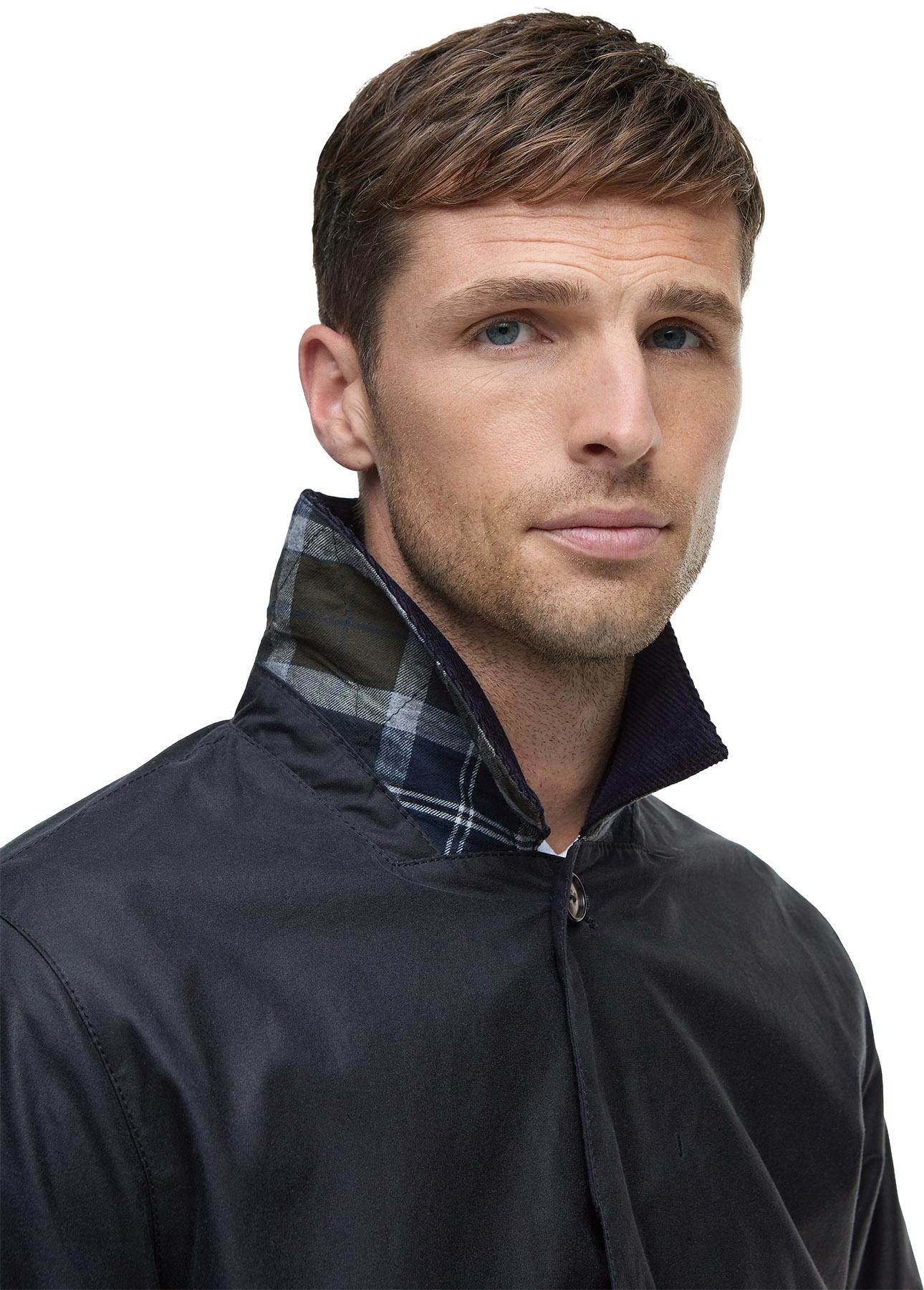 Product gallery image number 2 for product Lorden Short Waxed Mac Jacket - Men's