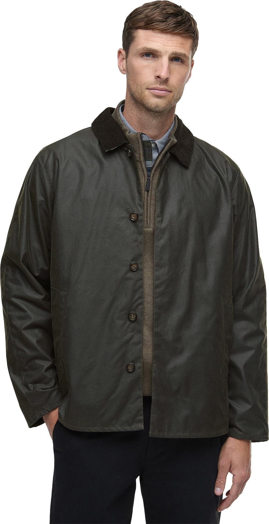 Product gallery image number 4 for product Lorden Short Waxed Mac Jacket - Men's