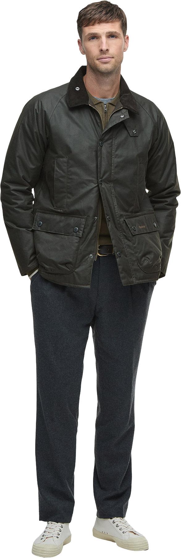 Product gallery image number 7 for product Modern Beaufort Check Waxed Jacket - Men's