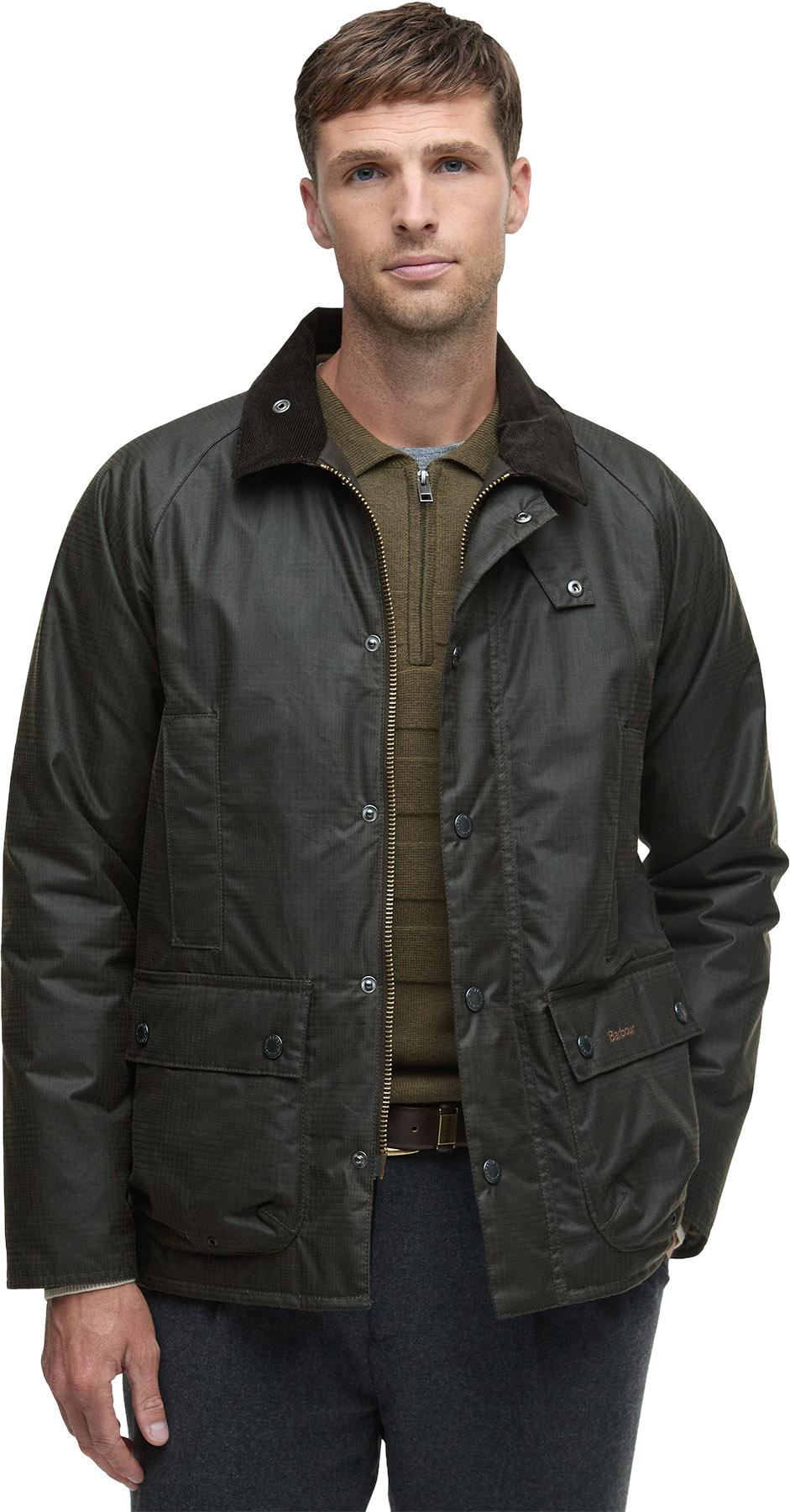 Product gallery image number 8 for product Modern Beaufort Check Waxed Jacket - Men's