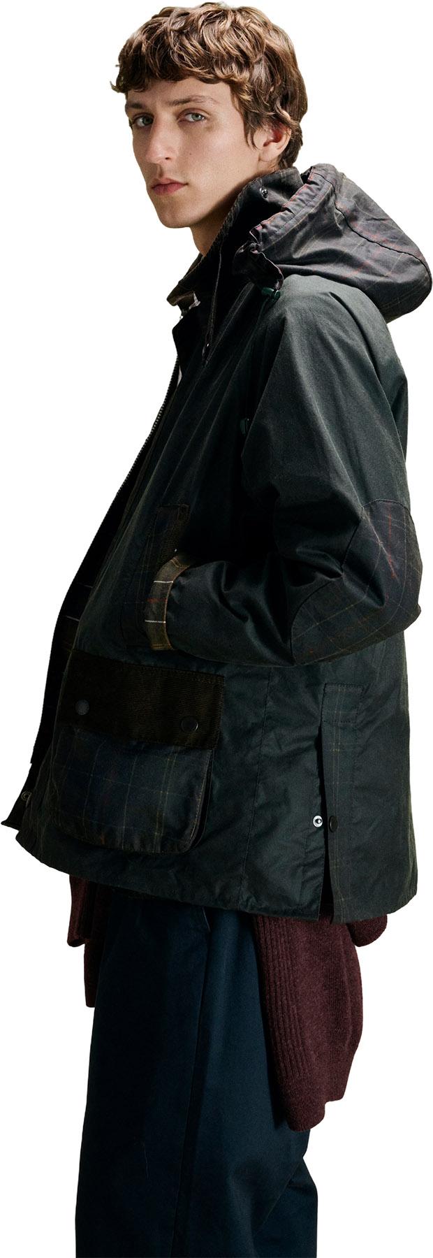 Product gallery image number 3 for product Icons Patch Bedale Wax Jacket - Men's