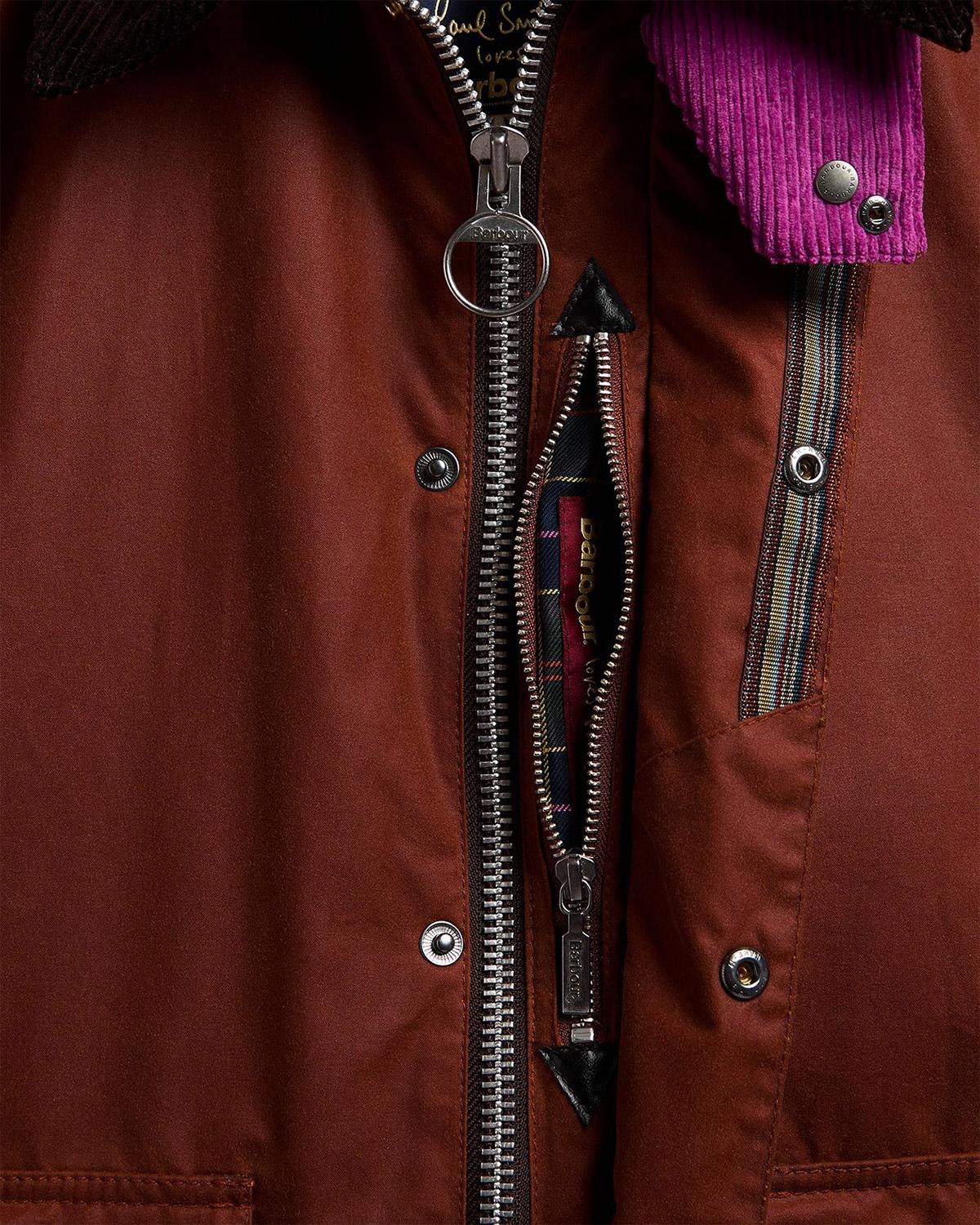 Product gallery image number 7 for product Barbour x Paul Smith Key Transport Waxed Jacket - Men's
