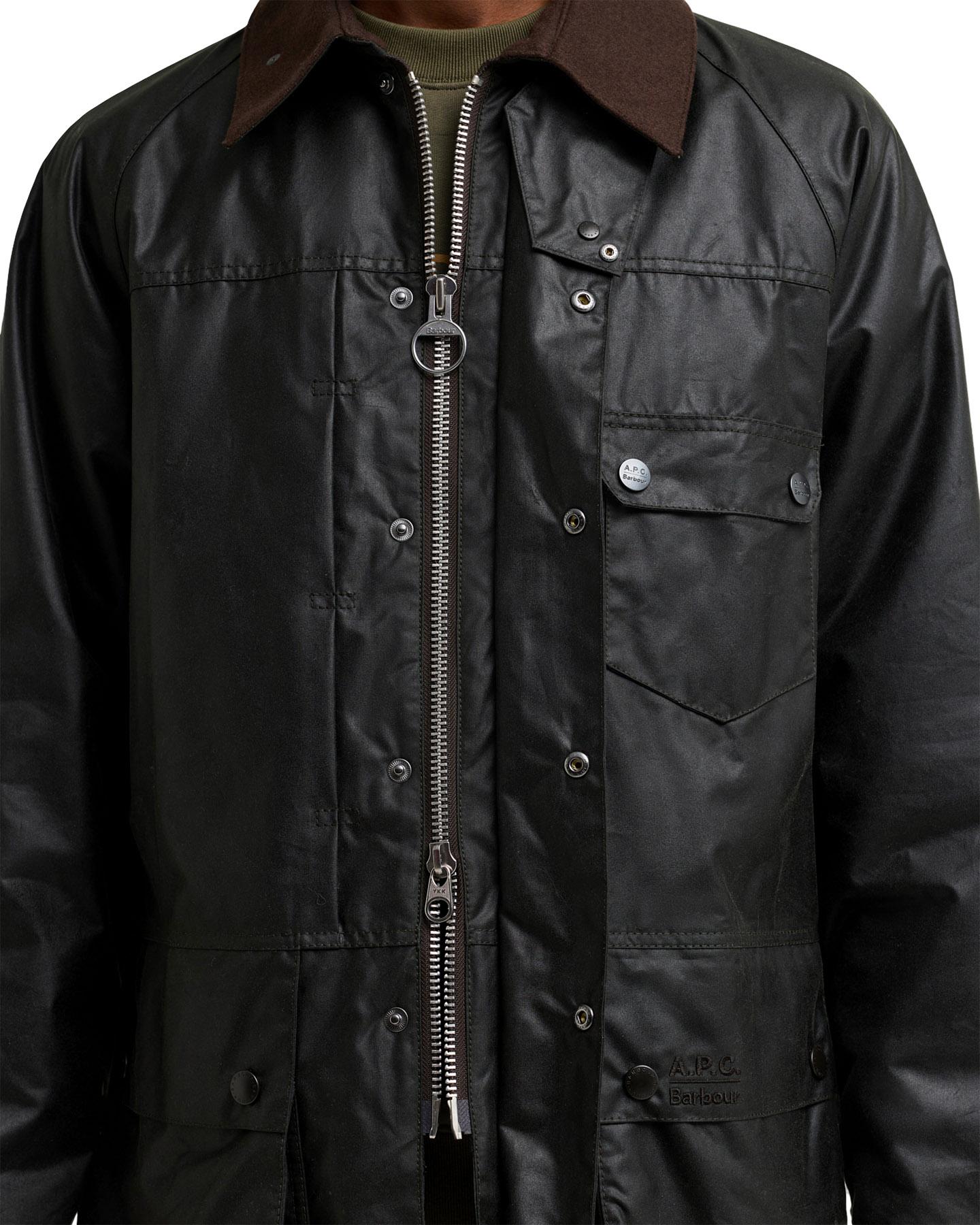 Numéro de l'image de la galerie de produits 5 pour le produit Manteau ciré Beaufort Barbour x A.P.C. - Homme