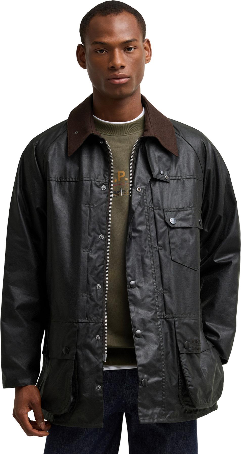 Numéro de l'image de la galerie de produits 2 pour le produit Manteau ciré Beaufort Barbour x A.P.C. - Homme