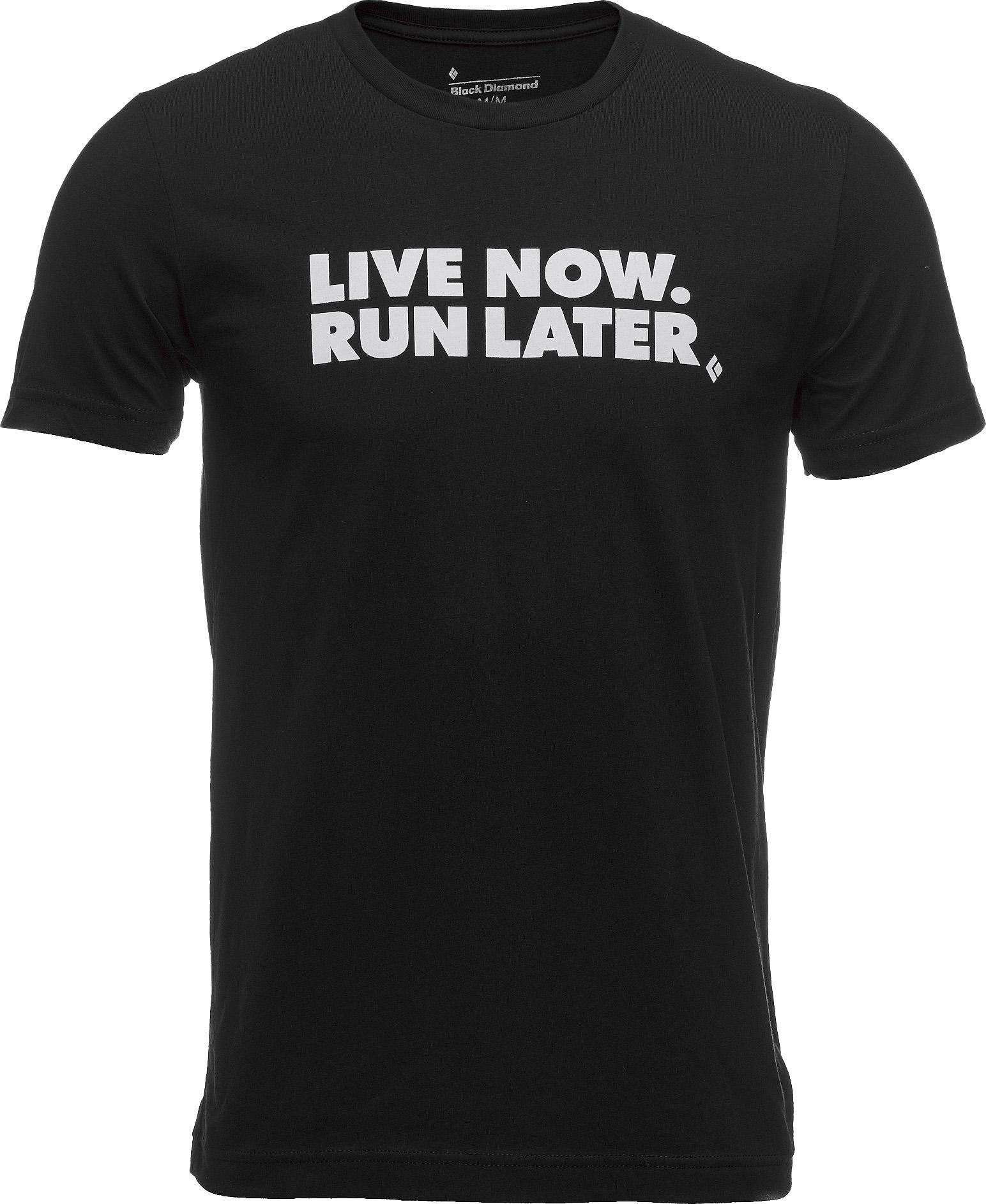 Product gallery image number 1 for product Live Nnow, Run Later Tee - Men's