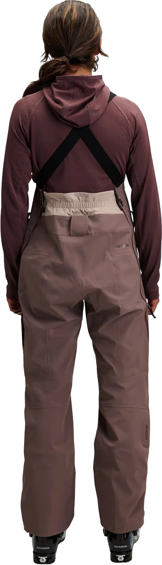 Product gallery image number 3 for product Salopette de neige extensible Recon - Femme  