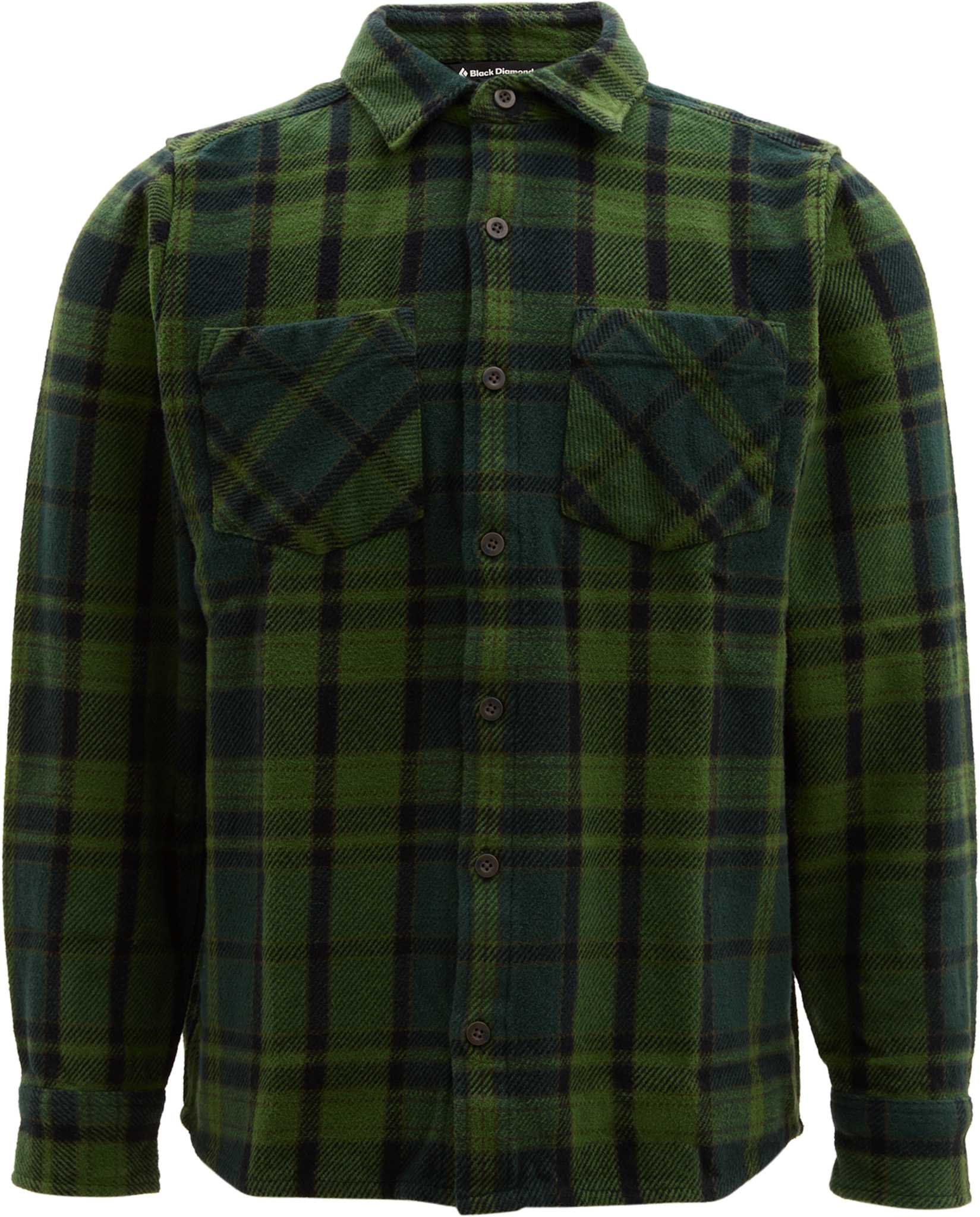 Palm Green - Anthracite Plaid