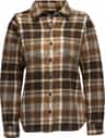 Couleur: Bark Brown - Off White Plaid