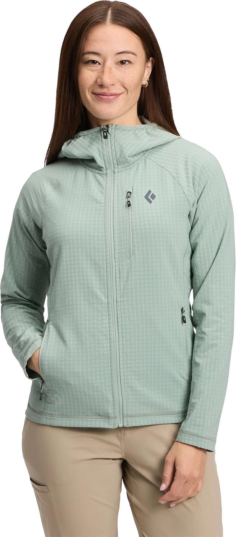 Image de produit pour Chandail à capuchon à glissière pleine longueur Coefficient Storm - Femme