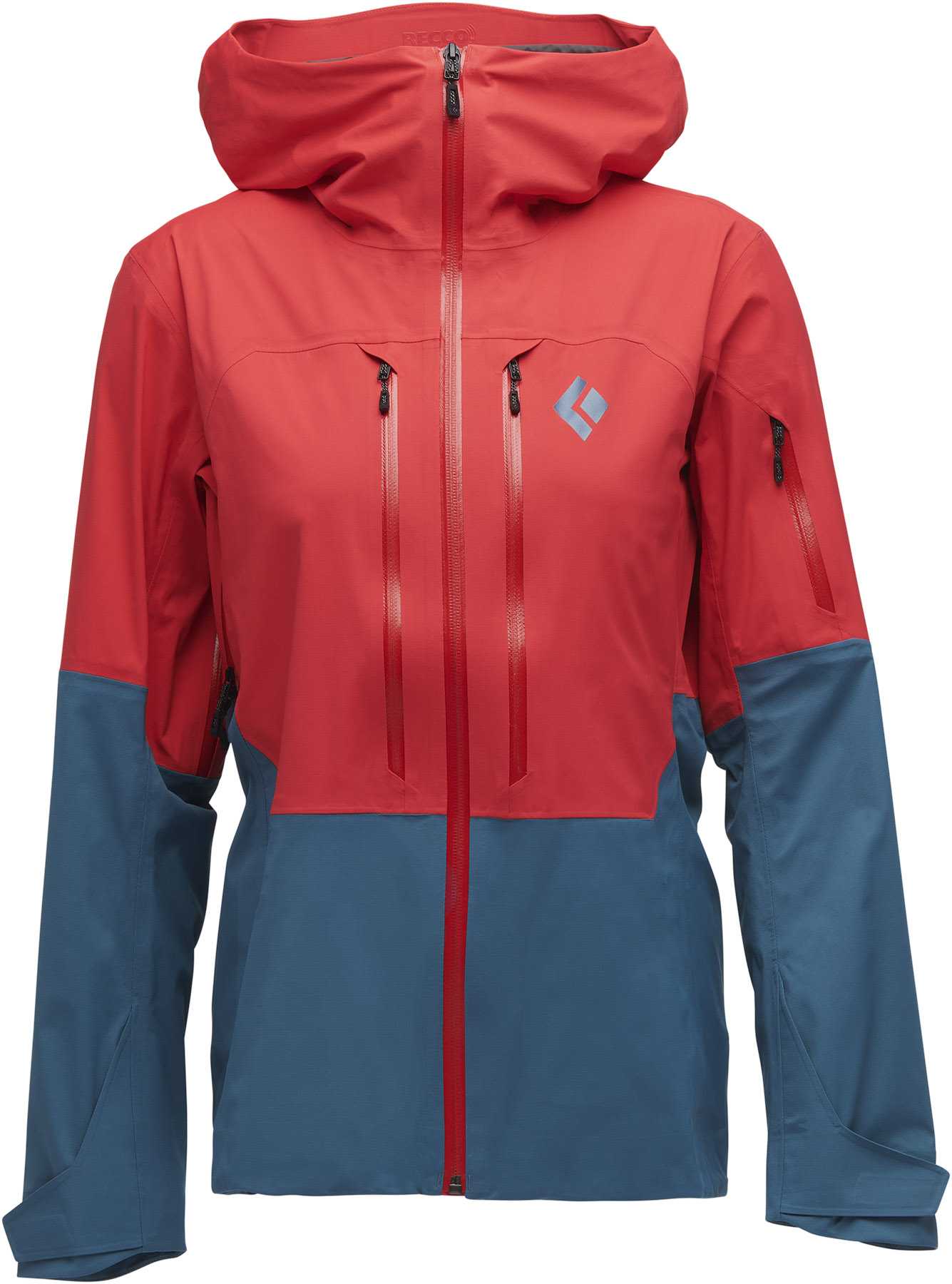 Coral Red - Creek Blue