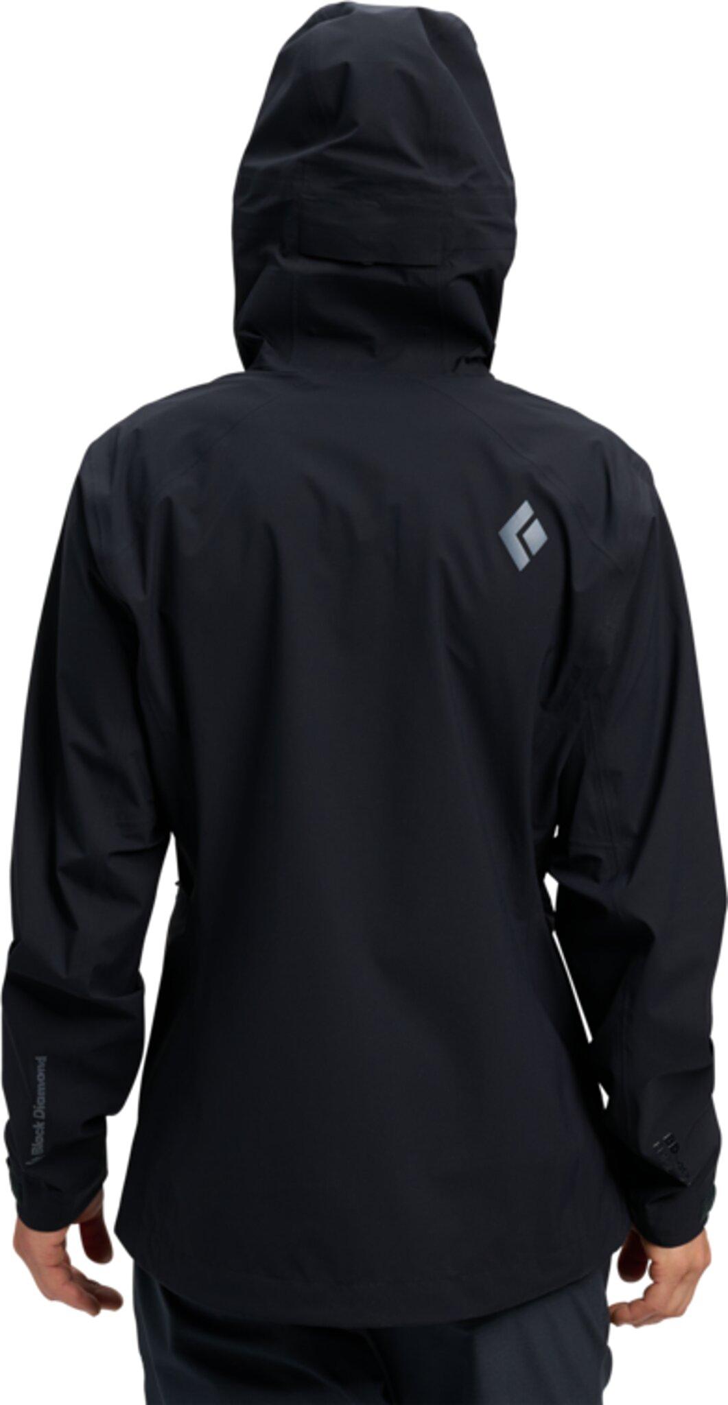 Product gallery image number 3 for product Manteau coquille à capuchon extensible Vaporline - Femme