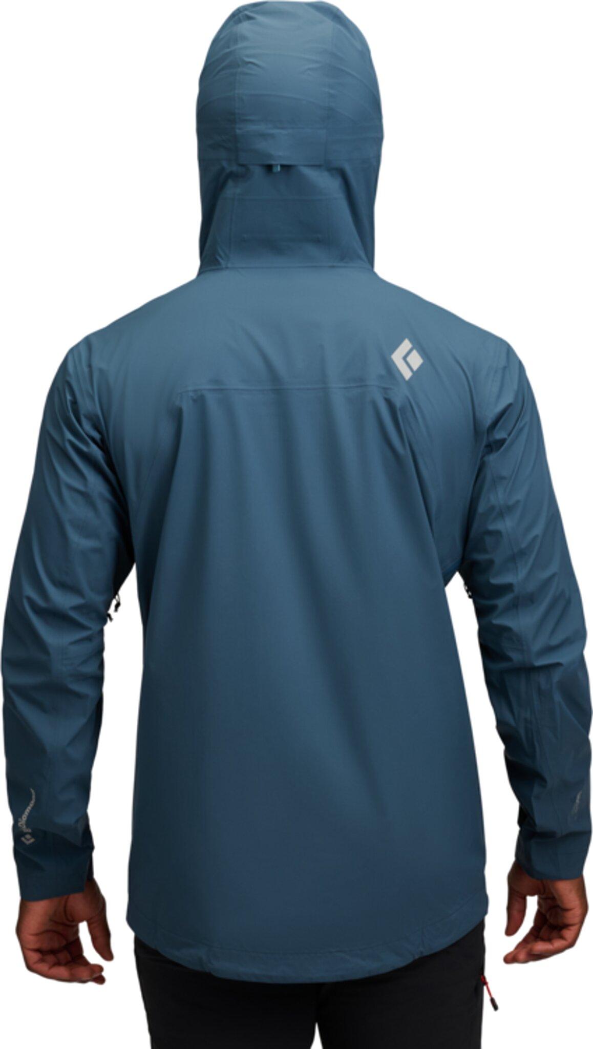 Product gallery image number 2 for product Manteau coquille à capuchon extensible Strataline - Homme