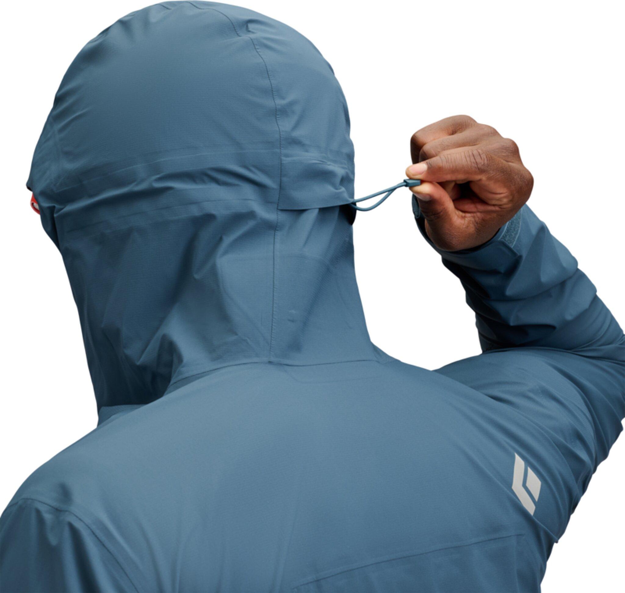 Product gallery image number 4 for product Manteau coquille à capuchon extensible Strataline - Homme