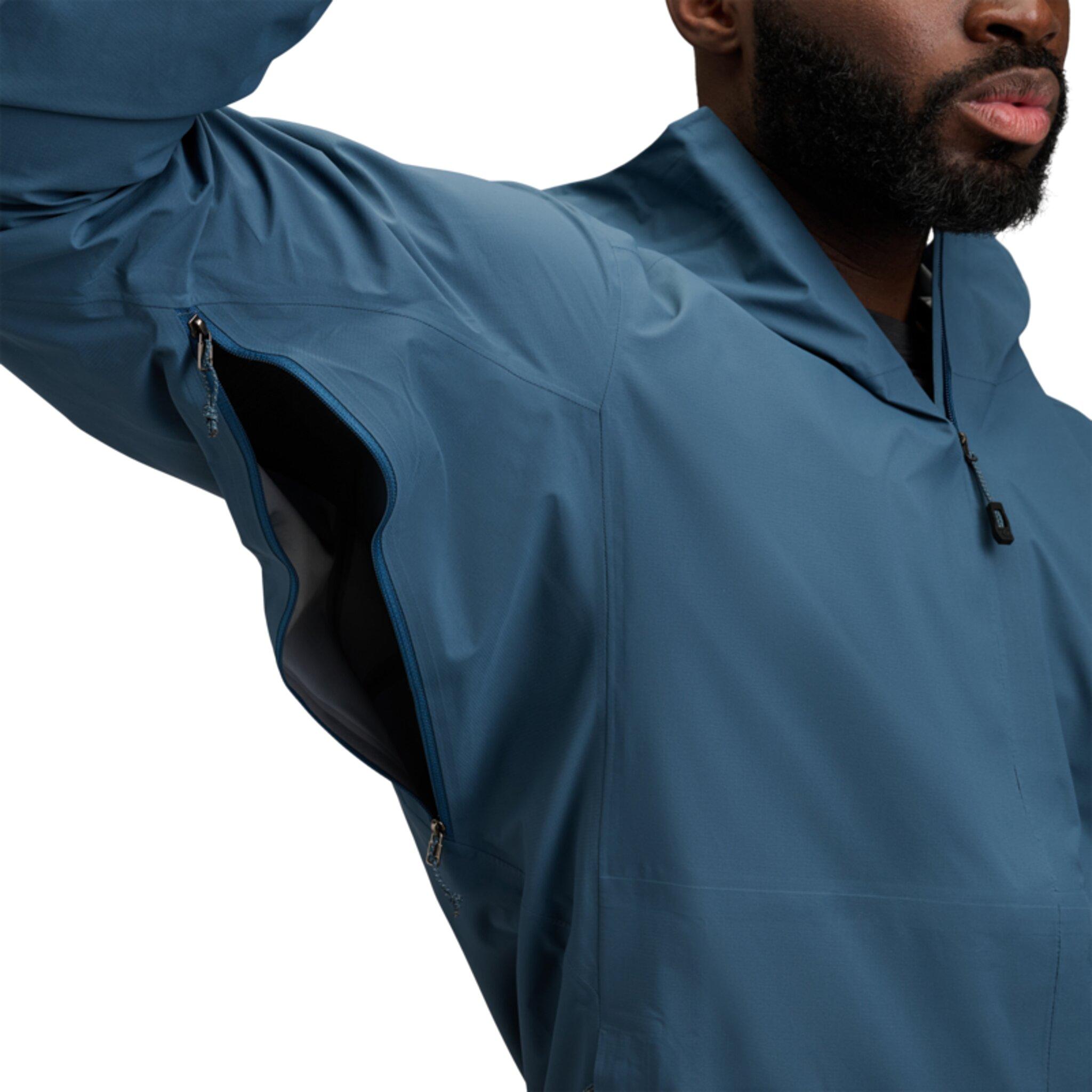 Product gallery image number 5 for product Manteau coquille à capuchon extensible Strataline - Homme