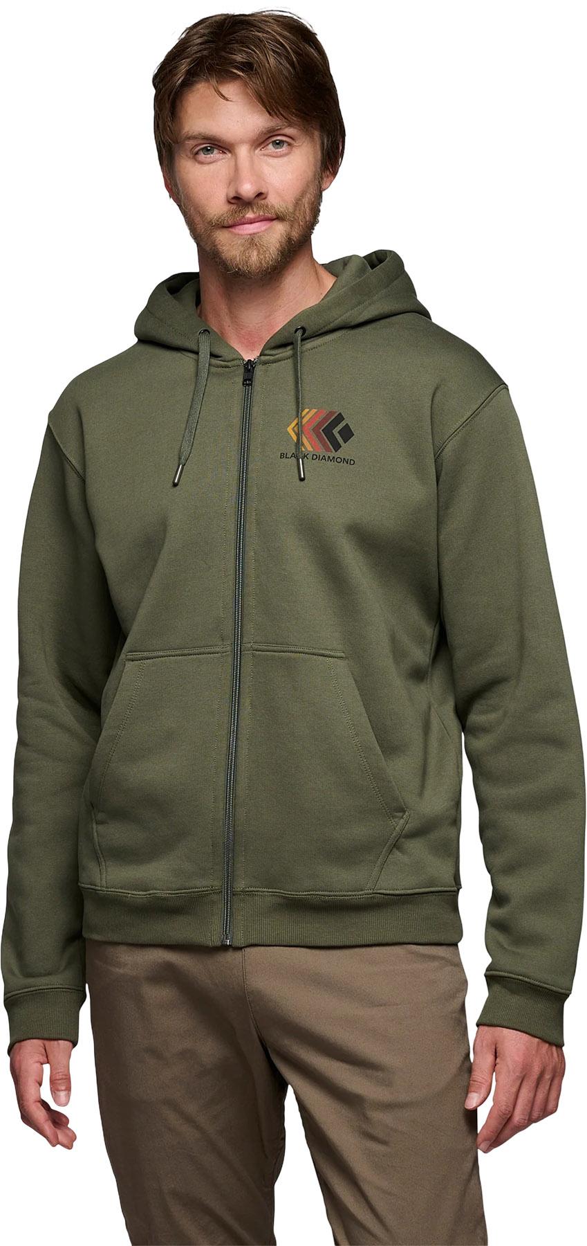 Product gallery image number 4 for product Chandail à capuchon à glissière pleine longueur Faded - Homme