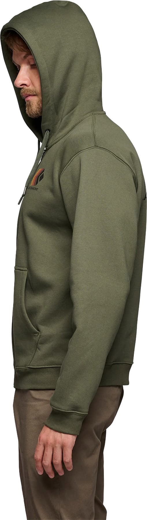 Product gallery image number 2 for product Chandail à capuchon à glissière pleine longueur Faded - Homme