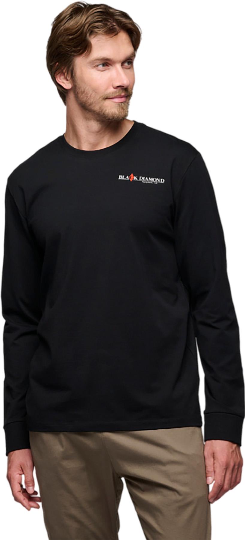 Product gallery image number 3 for product Heritage Wordmark Long Sleeve Tee - Men's