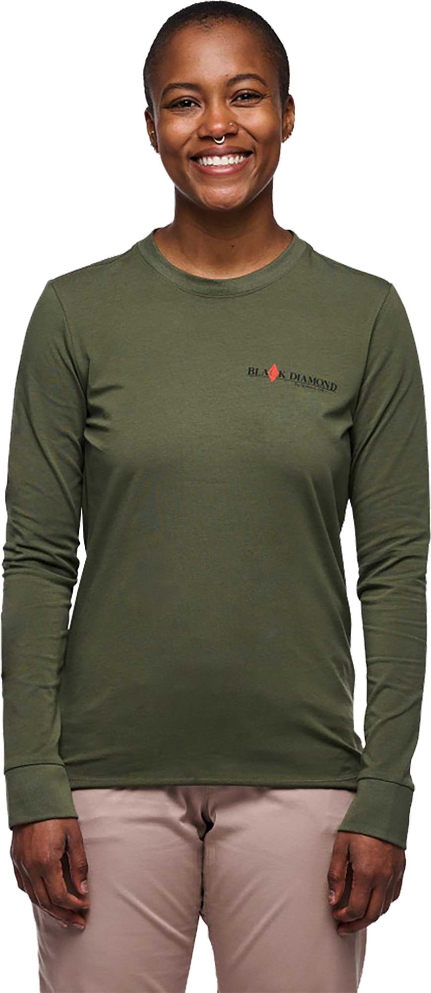 Product gallery image number 3 for product Heritage Wordmark Long Sleeve Tee - Women's