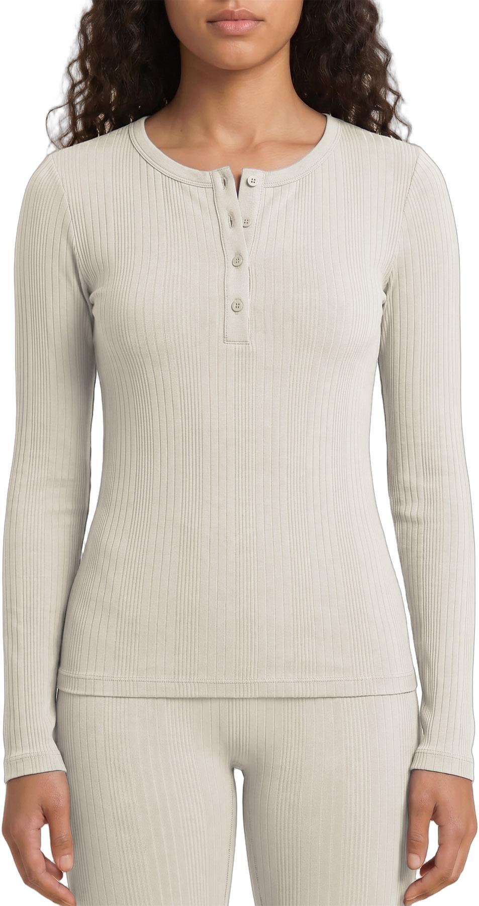 Image de produit pour Haut henley à manches longues AiraRib - Femme