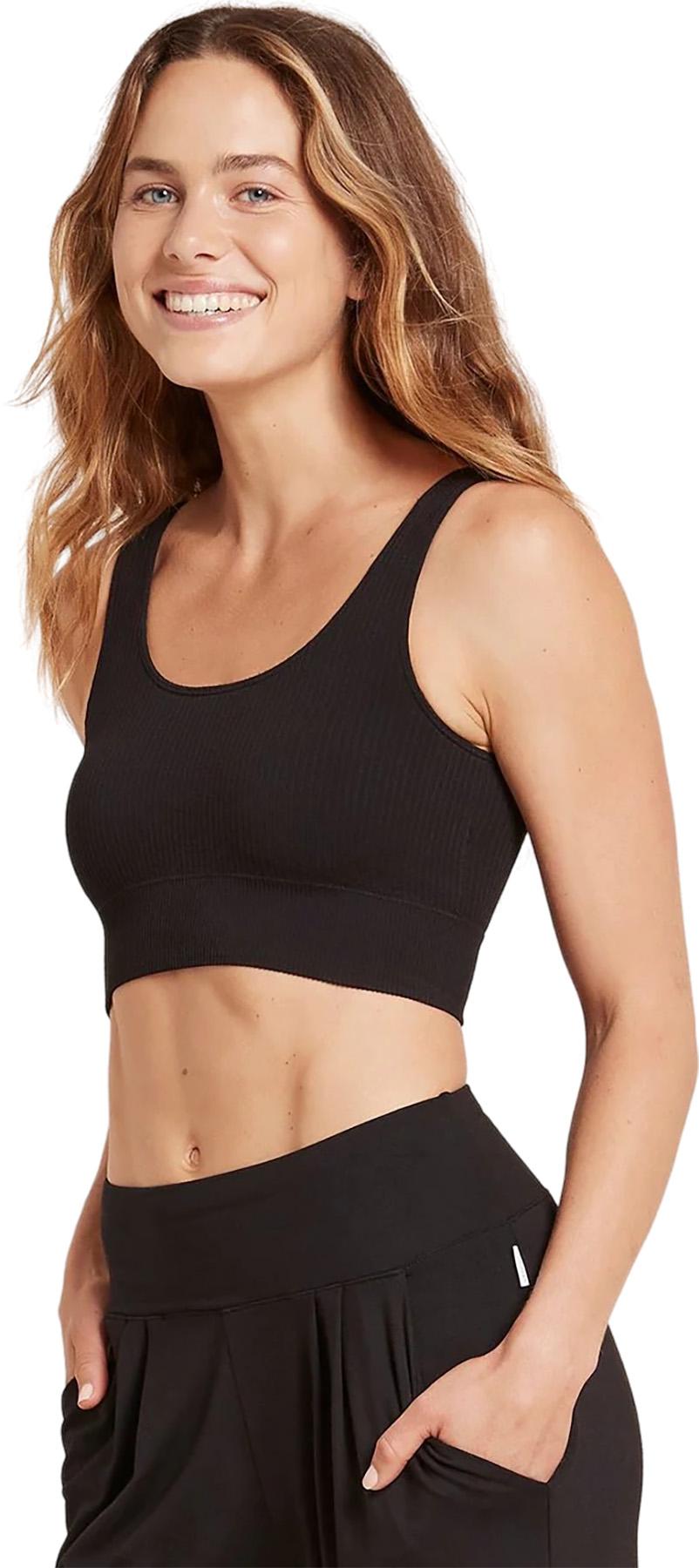 Product gallery image number 3 for product Ribbed Seamfree Crop Bra - Women's