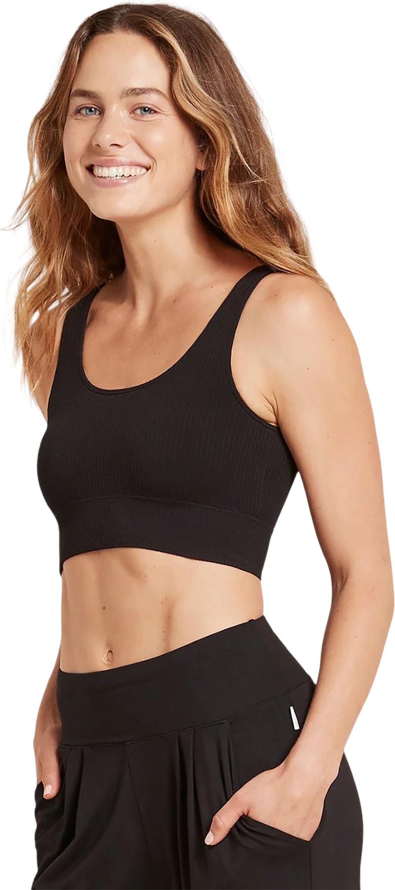 Product gallery image number 4 for product Ribbed Seamfree Crop Bra - Women's