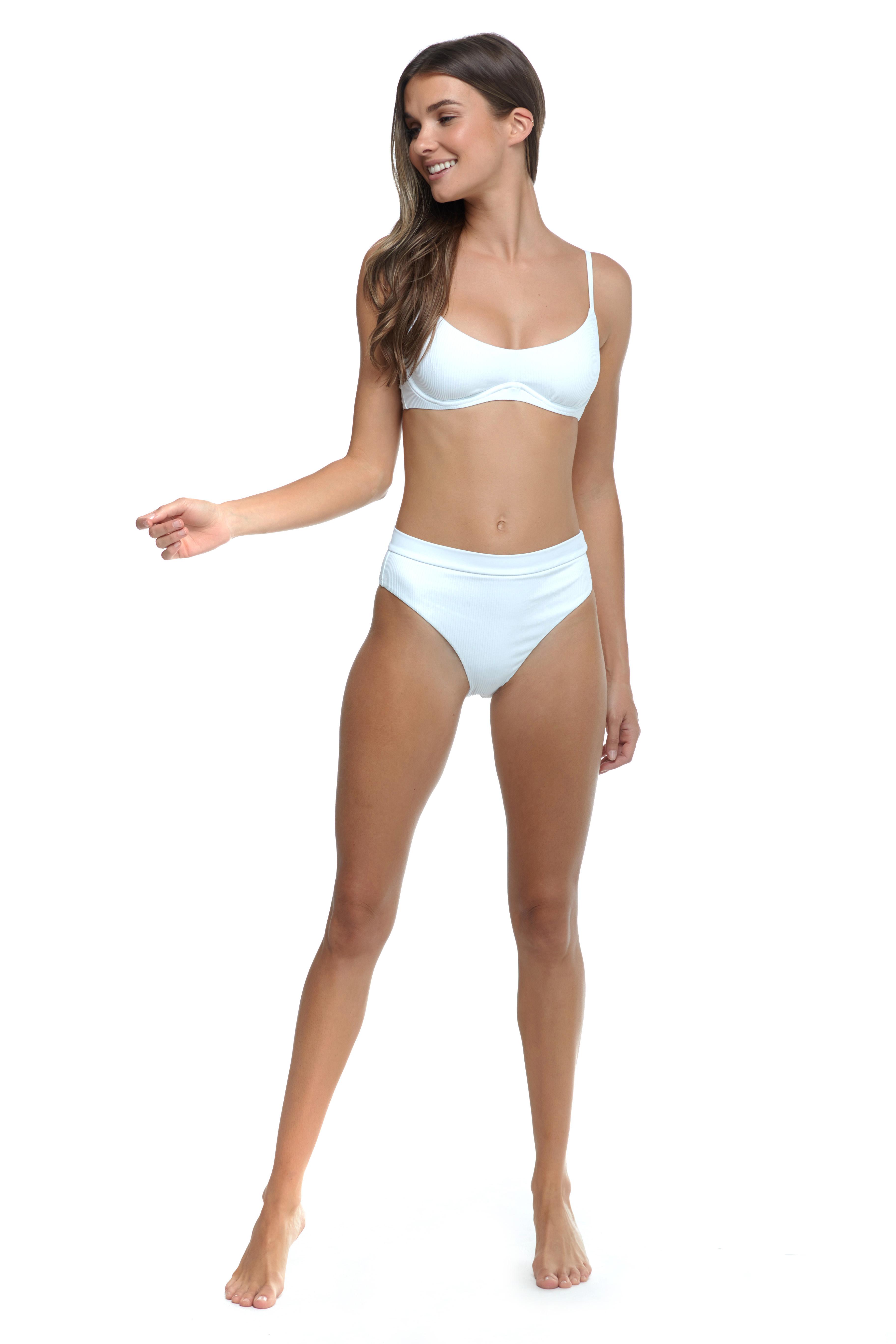 Numéro de l'image de la galerie de produits 2 pour le produit Bas de bikini à taille haute Ibiza Marlee - Femme