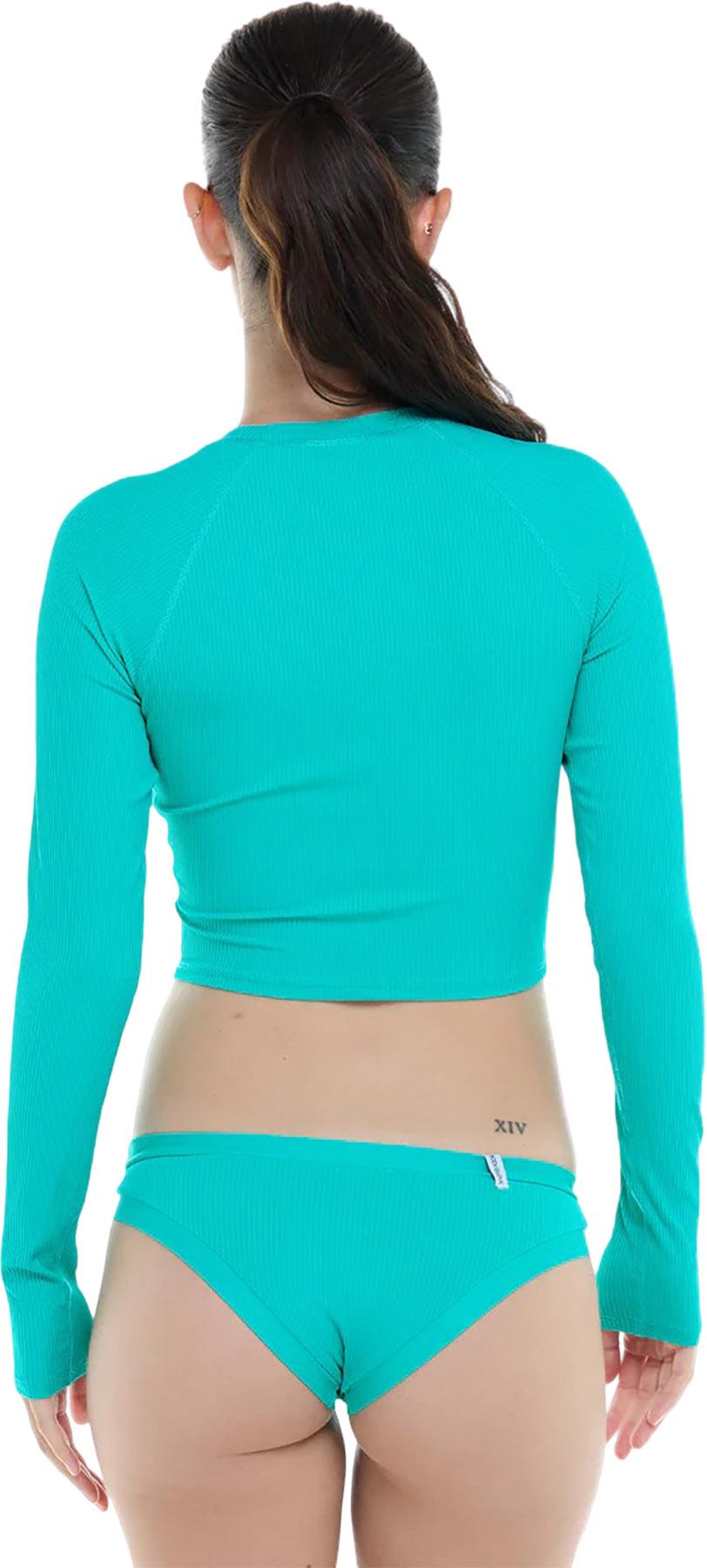 Product gallery image number 2 for product Ibiza Let It Be Crop Rashguard - Women's