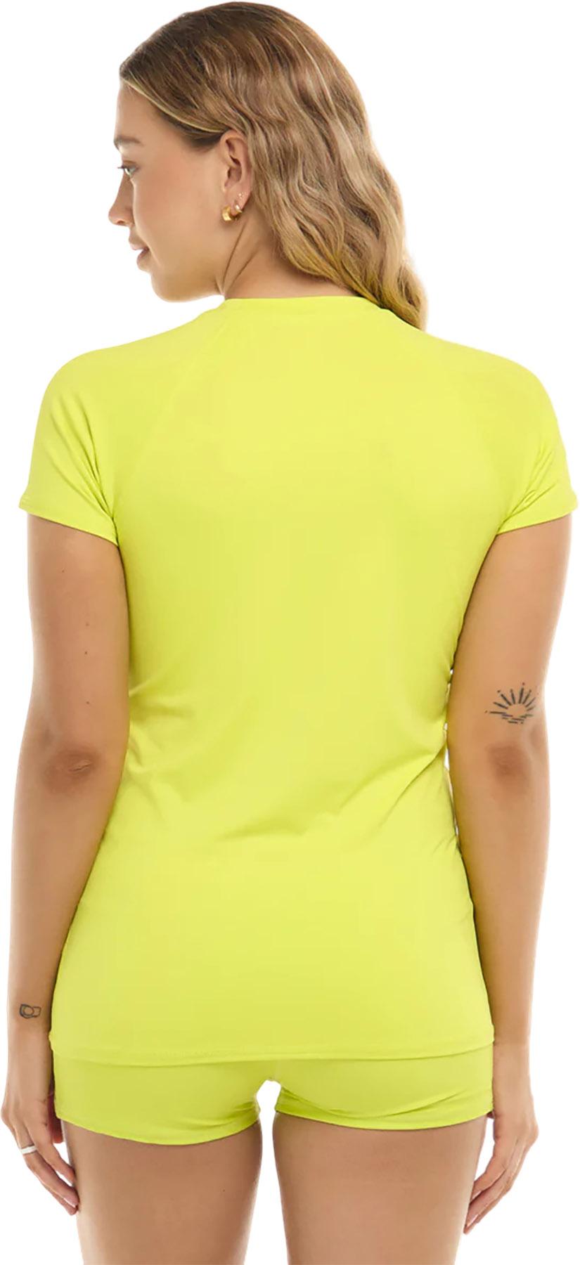 Product gallery image number 3 for product In Motion Short Sleeve Rashguard - Women's