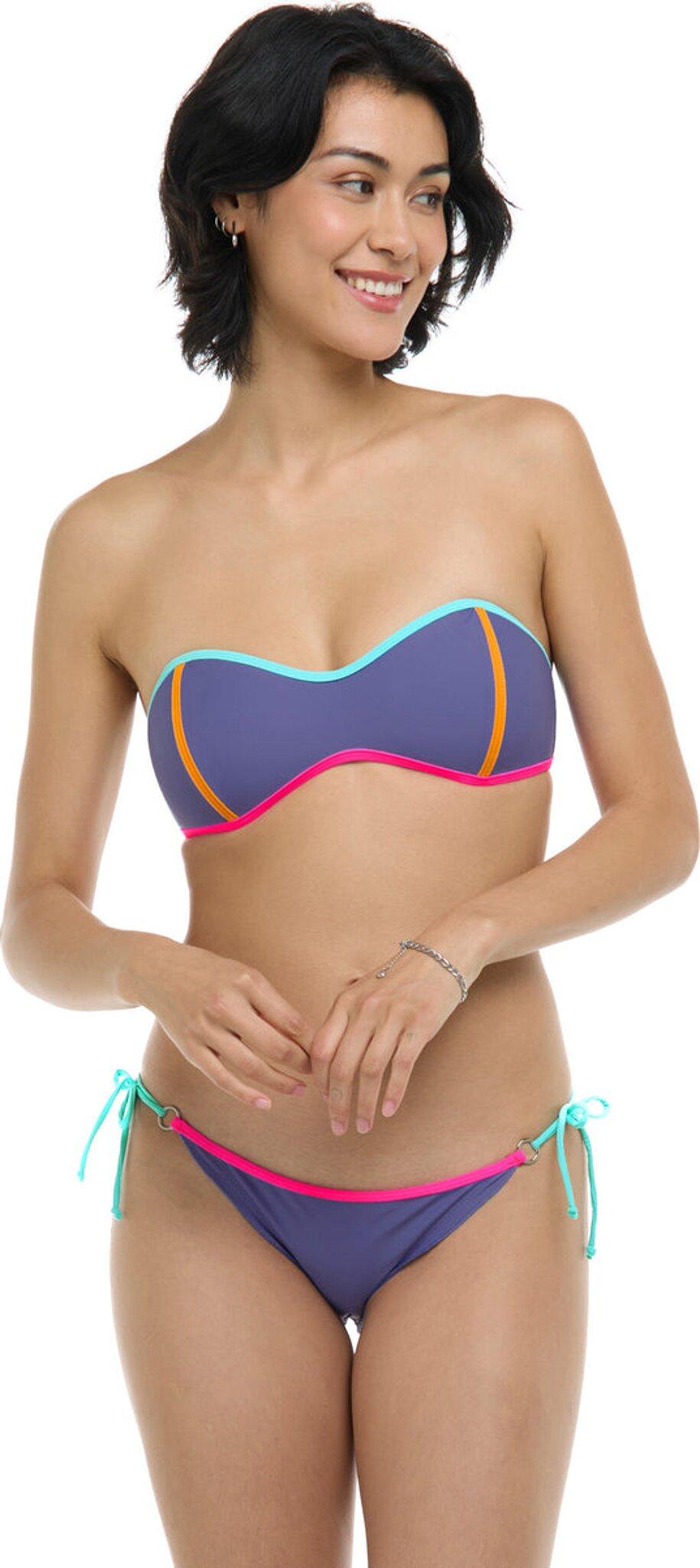 Product gallery image number 4 for product Vibration Tainted Love Retro Bandeau Bikini Top - Women's