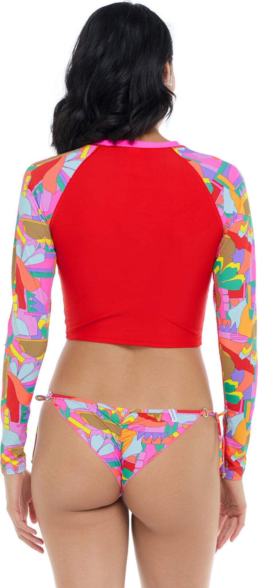 Product gallery image number 4 for product Artistry Let It Be Crop Rashguard - Women's