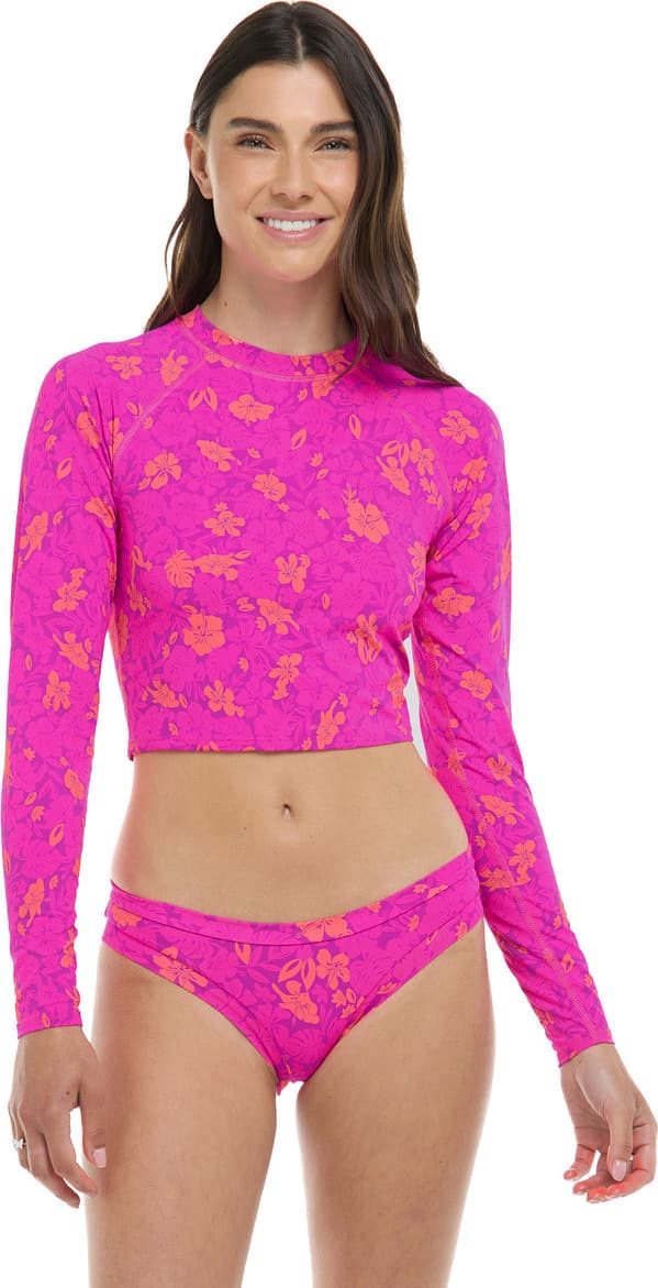 Product image for Puako Let It Be Crop Rashguard - Women's
