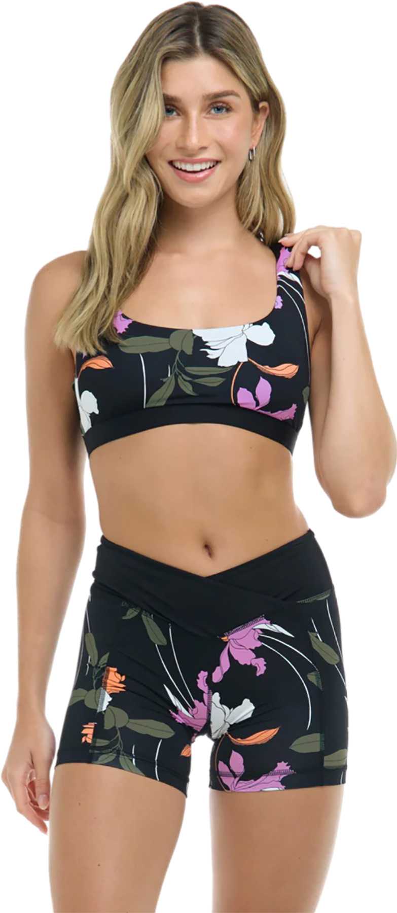 Image de produit pour Soutien-gorge de sport croisé réversible Dreamy Star - Femme